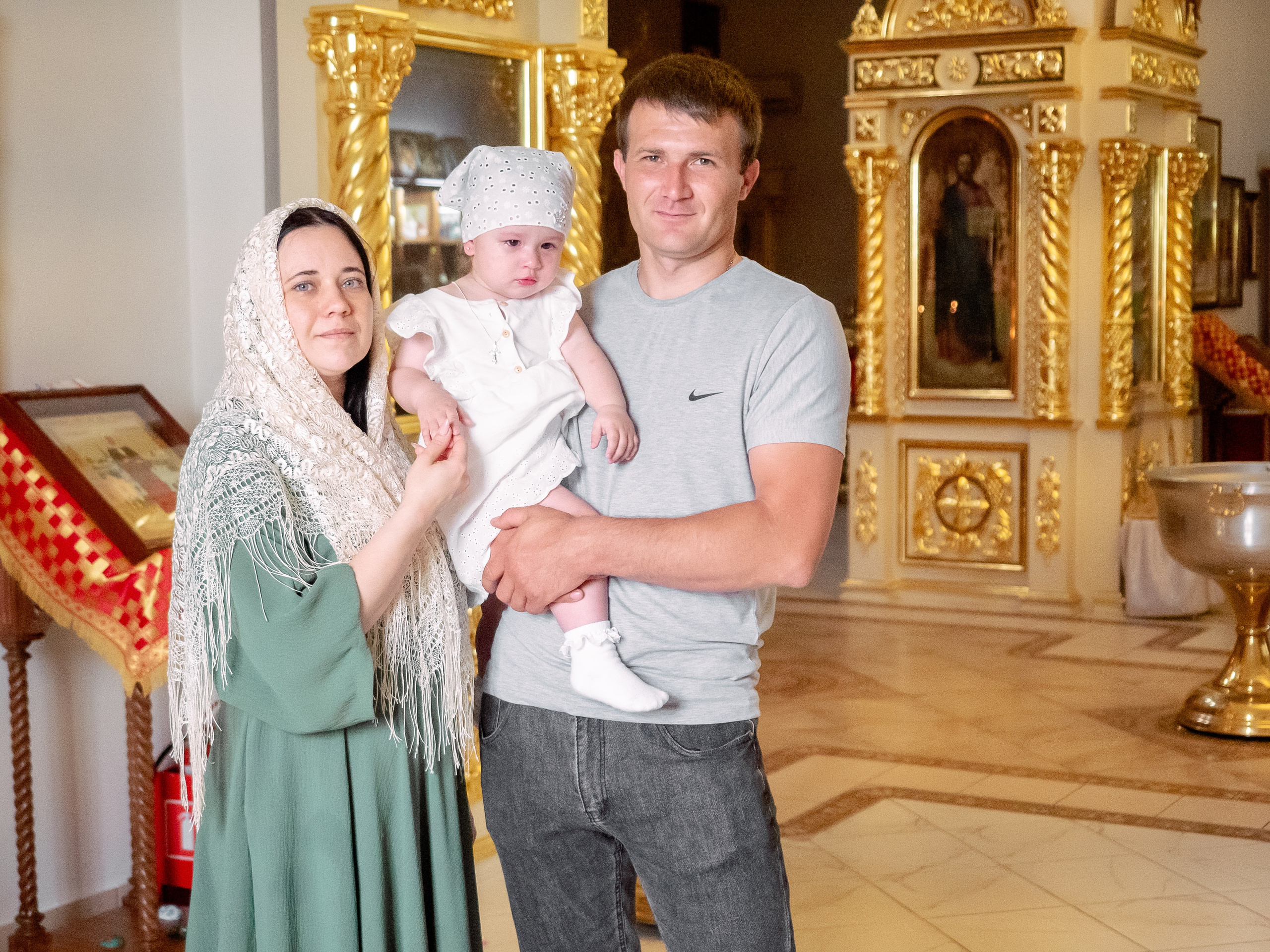 Крещение. Семейный фотограф в Марксе Светлана Шибаршина