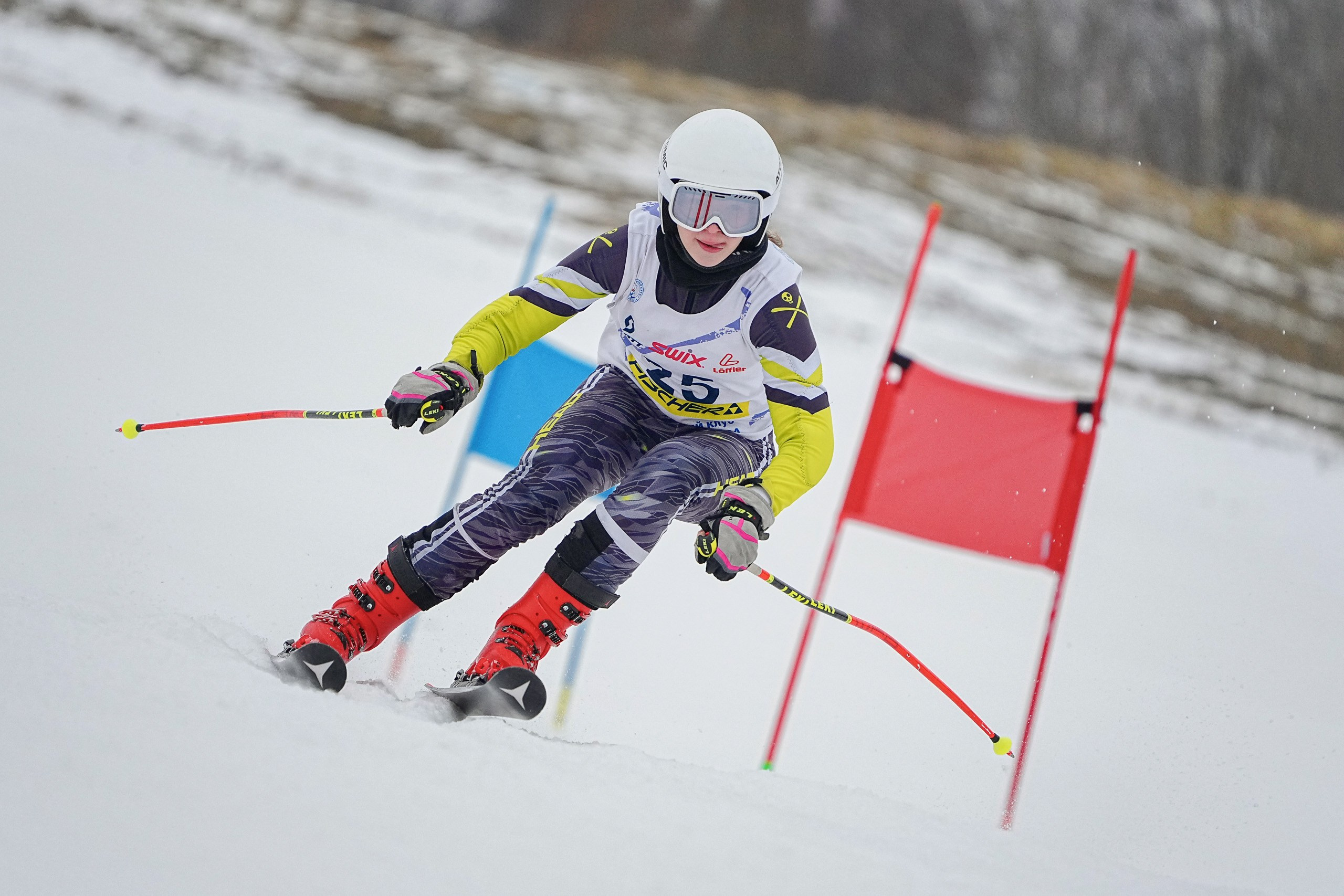Горные лыжи. Первенство МО, GS U14, U16. Фотограф Студитский Евгений