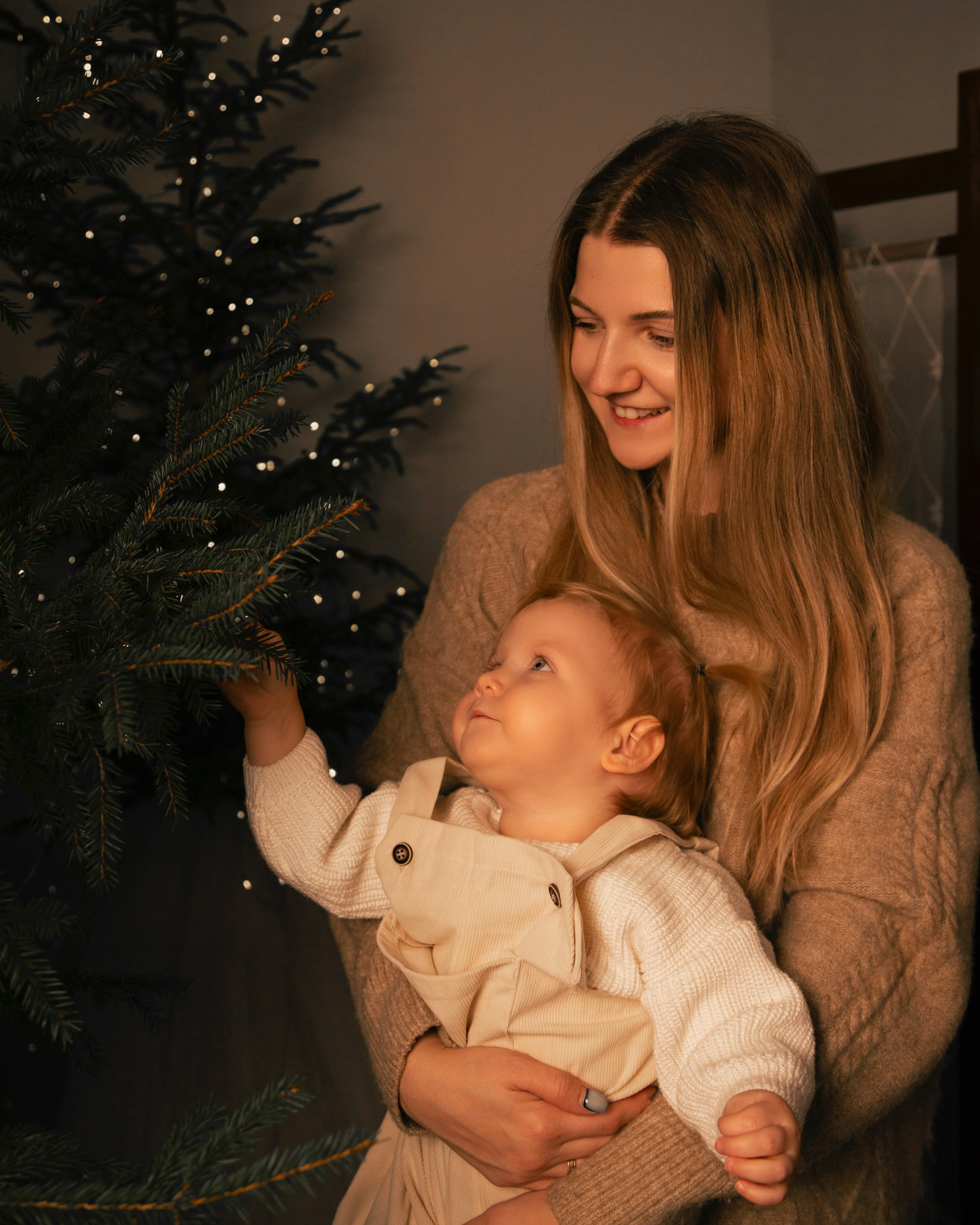 Новогодняя съёмка в фотостудии