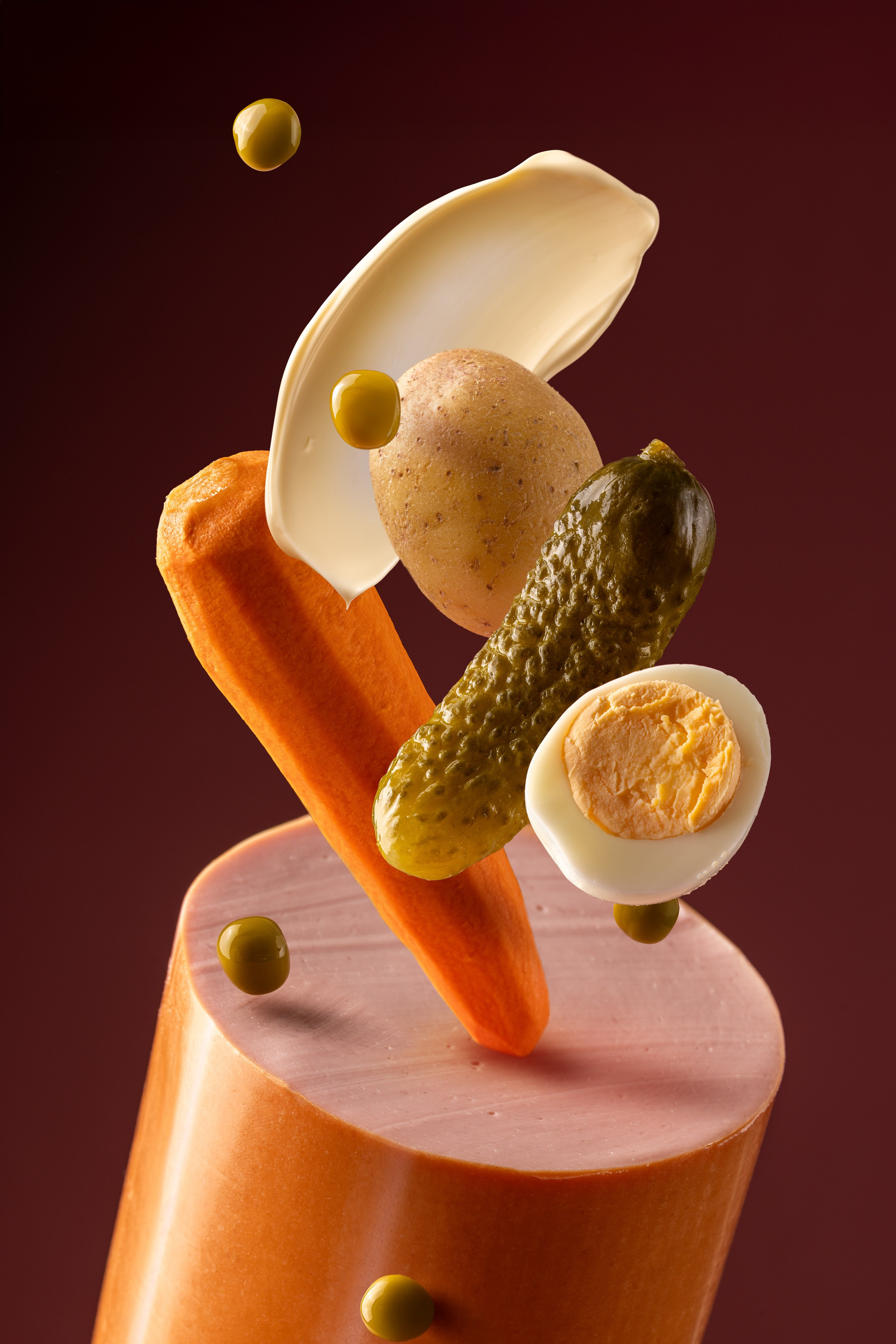 Новогоднее оформление для сети магазинов «Раменский Деликатес». Юлия Космо — фуд-фотограф, предметный стилист, Москва