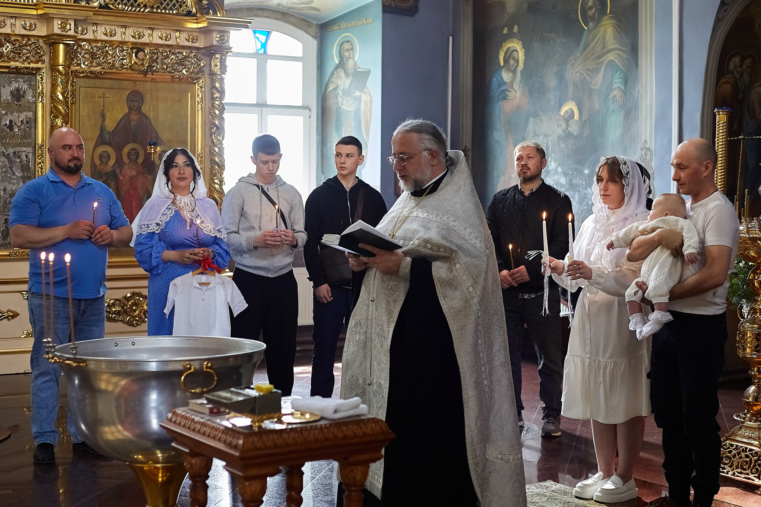 Крещение Ярослава. Семейный и детский фотограф в Ярославле Юлия Галашина