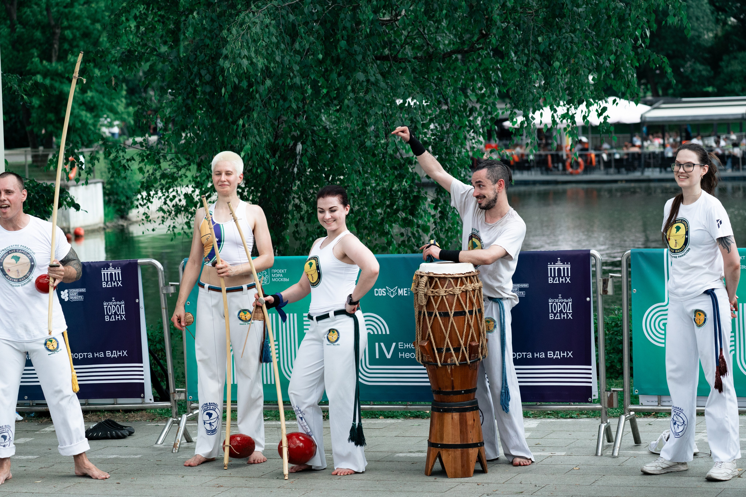 Открытый класс AXE Capoeira на фестивале неолимписких видов спорта на ВДНХ 2025 г:. Фотограф в Москве Ткаченко Владимир