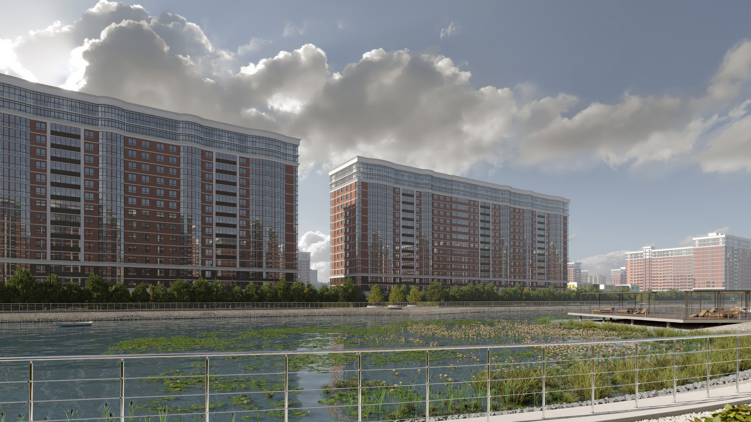 Живописный парк в Краснодаре — Архитектурная визуализация. 3Д Визуализация Интерьера и Архитектуры