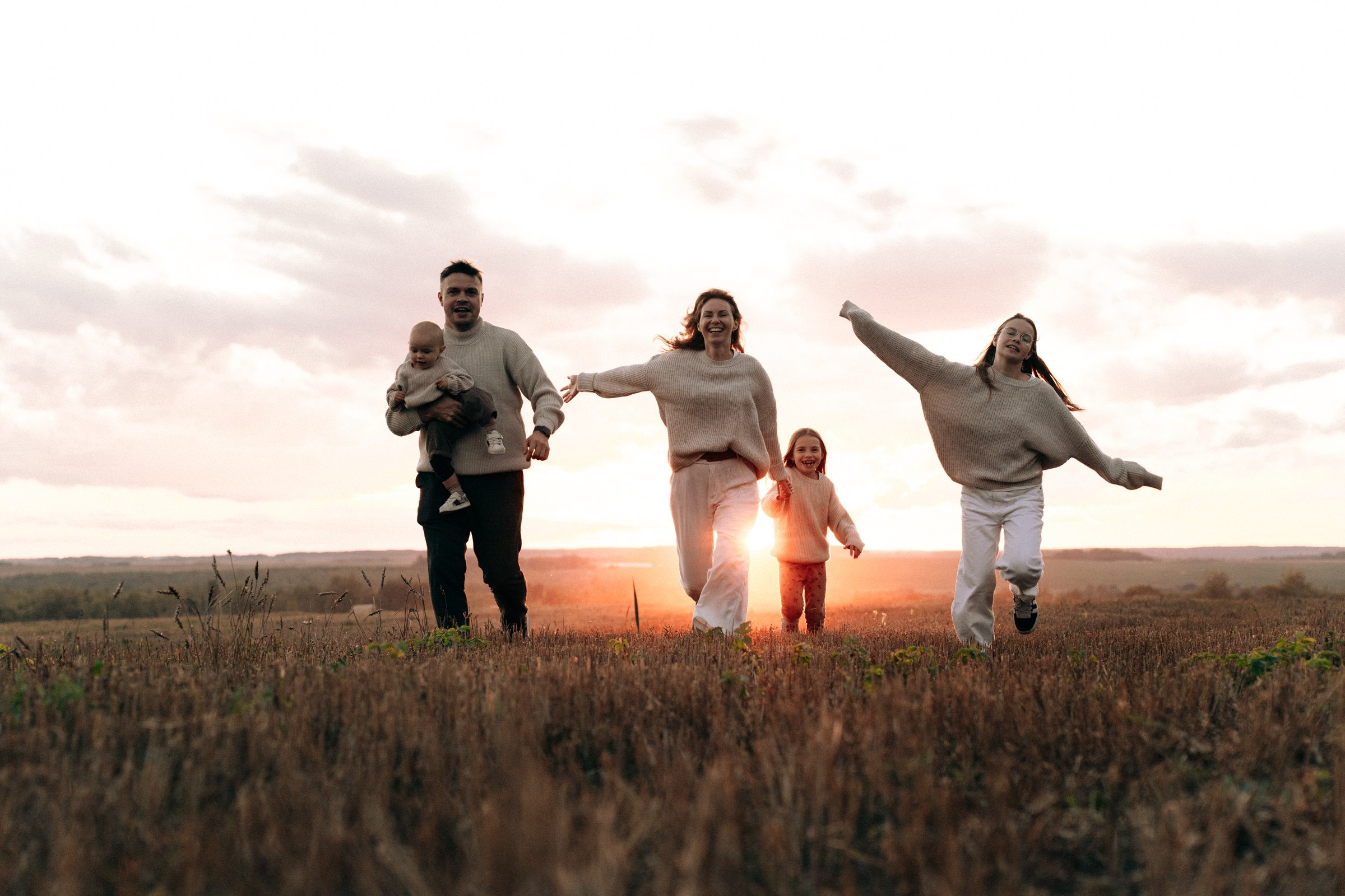 Семейная в полях. Фотохудожник Гордеева Анна г. Владимир