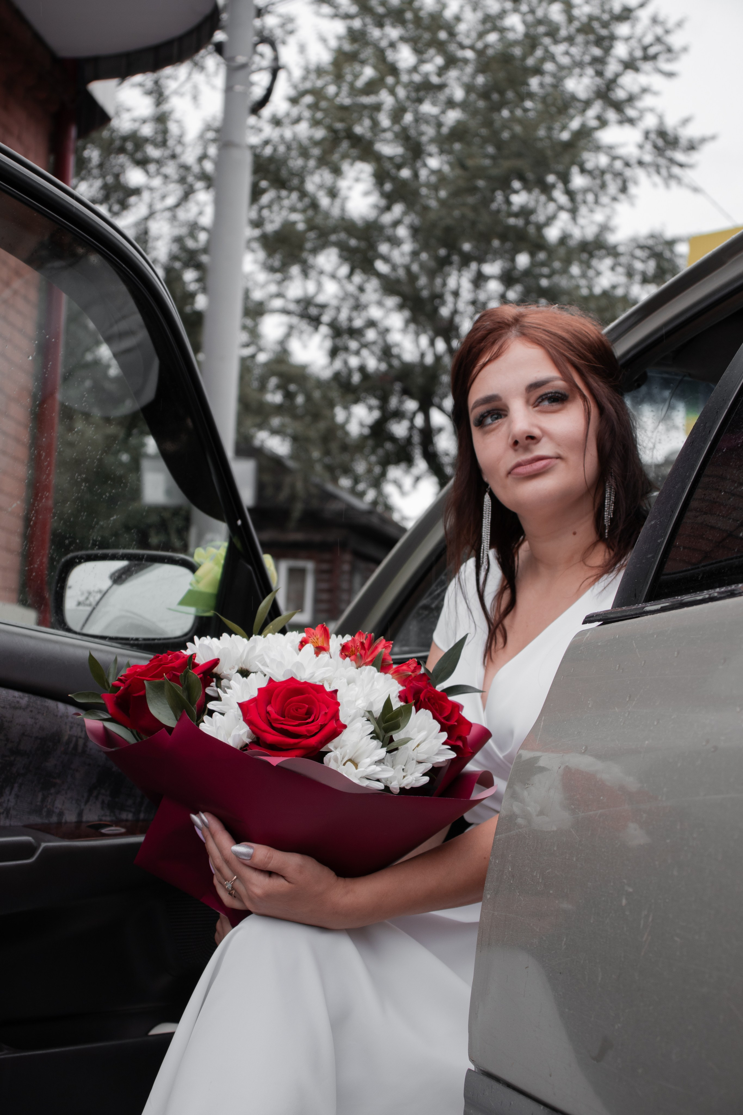 Свадебная фотосессия невесты в городе Томск