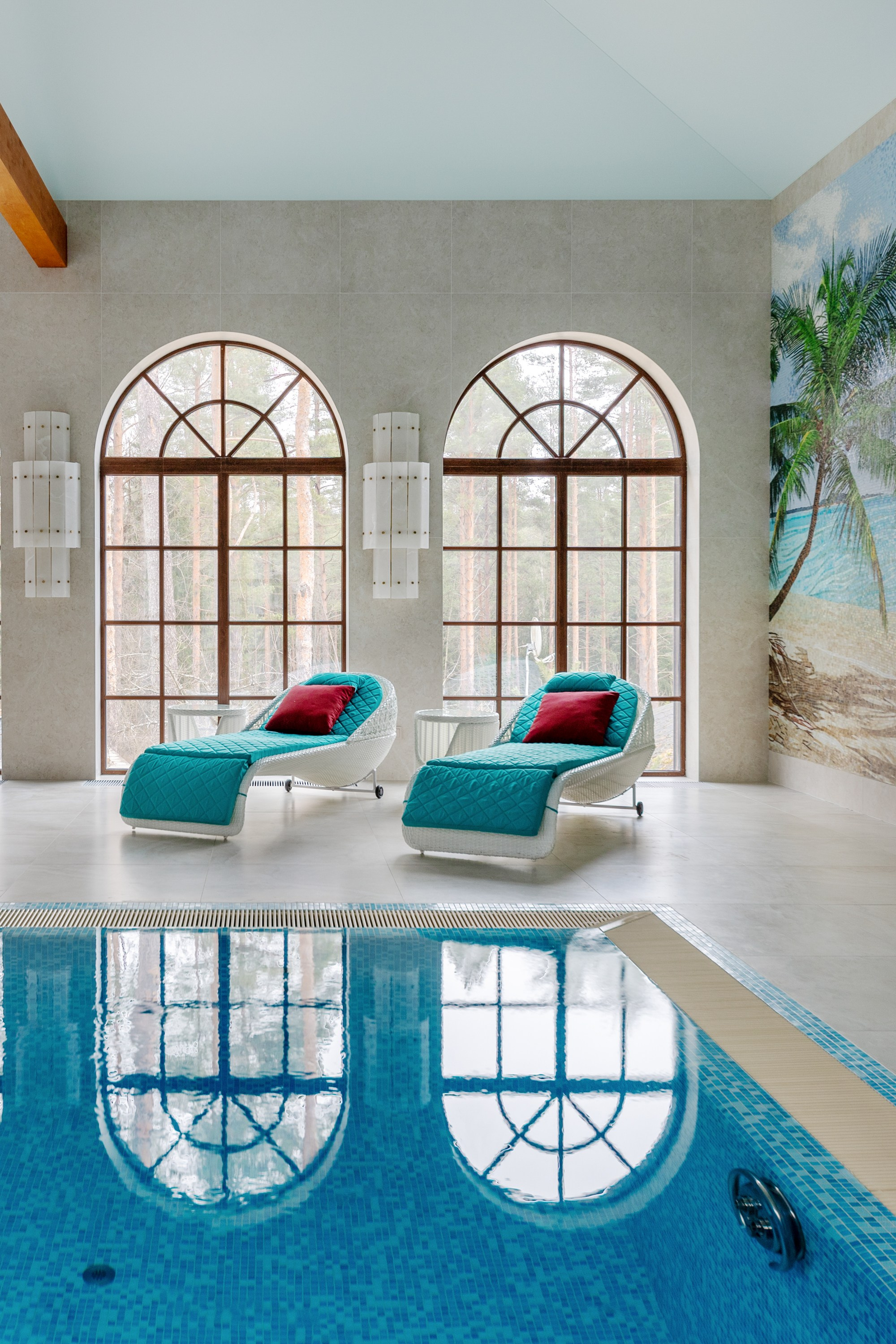 Интерьерная съемка бассейна. Интерьерный фотограф в Санкт-Петербурге Екатерина Цыбулько