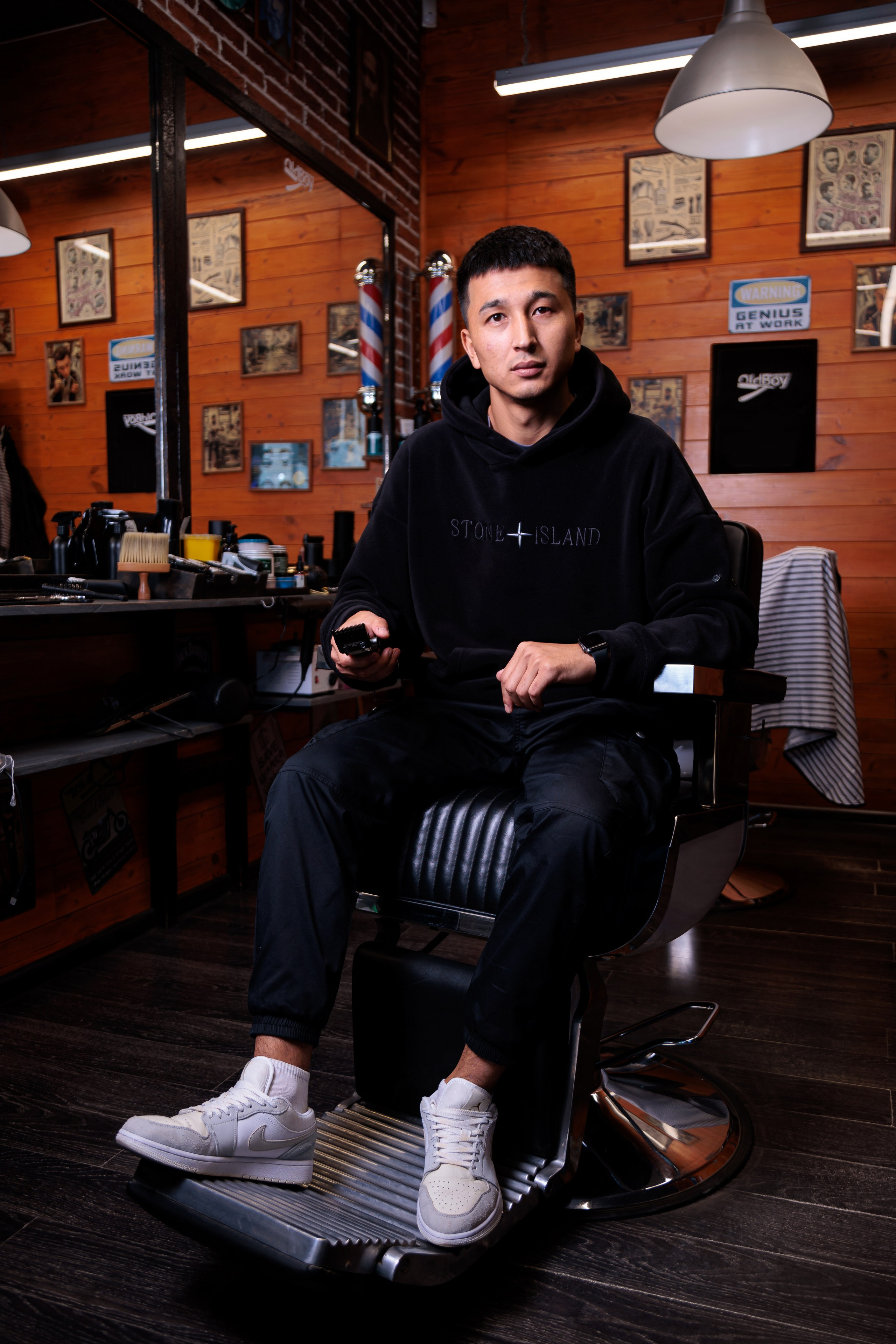 Барбершоп OldBoy. Фотограф Антон Клейнос, Владивосток