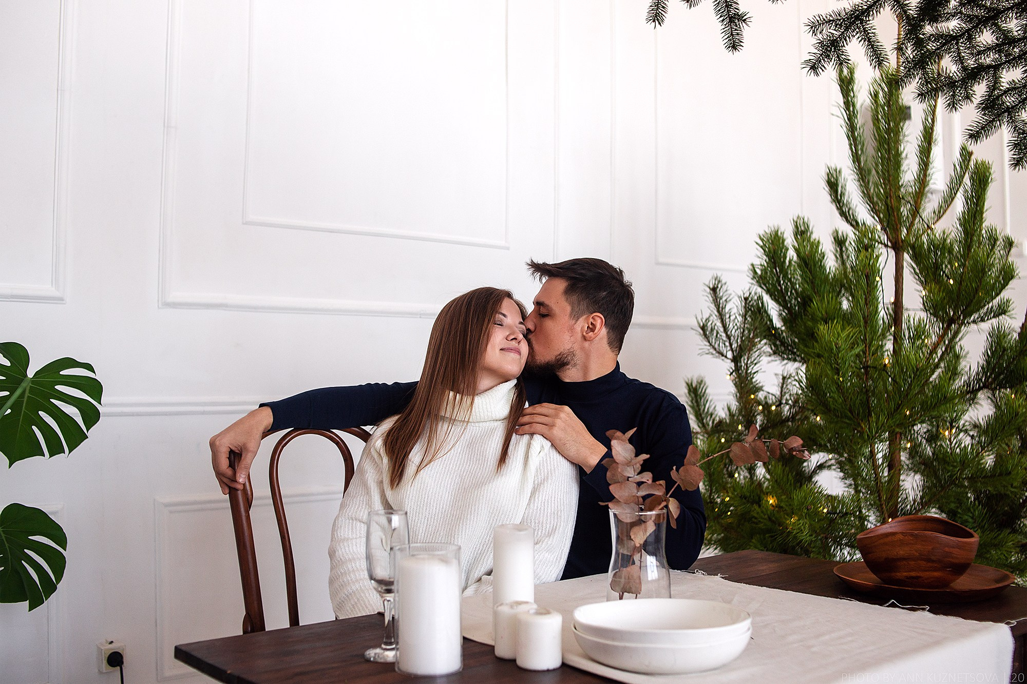 Надя и Алексей. Студия. Фотограф анималист Кузнецова Анна Нижний Новгород