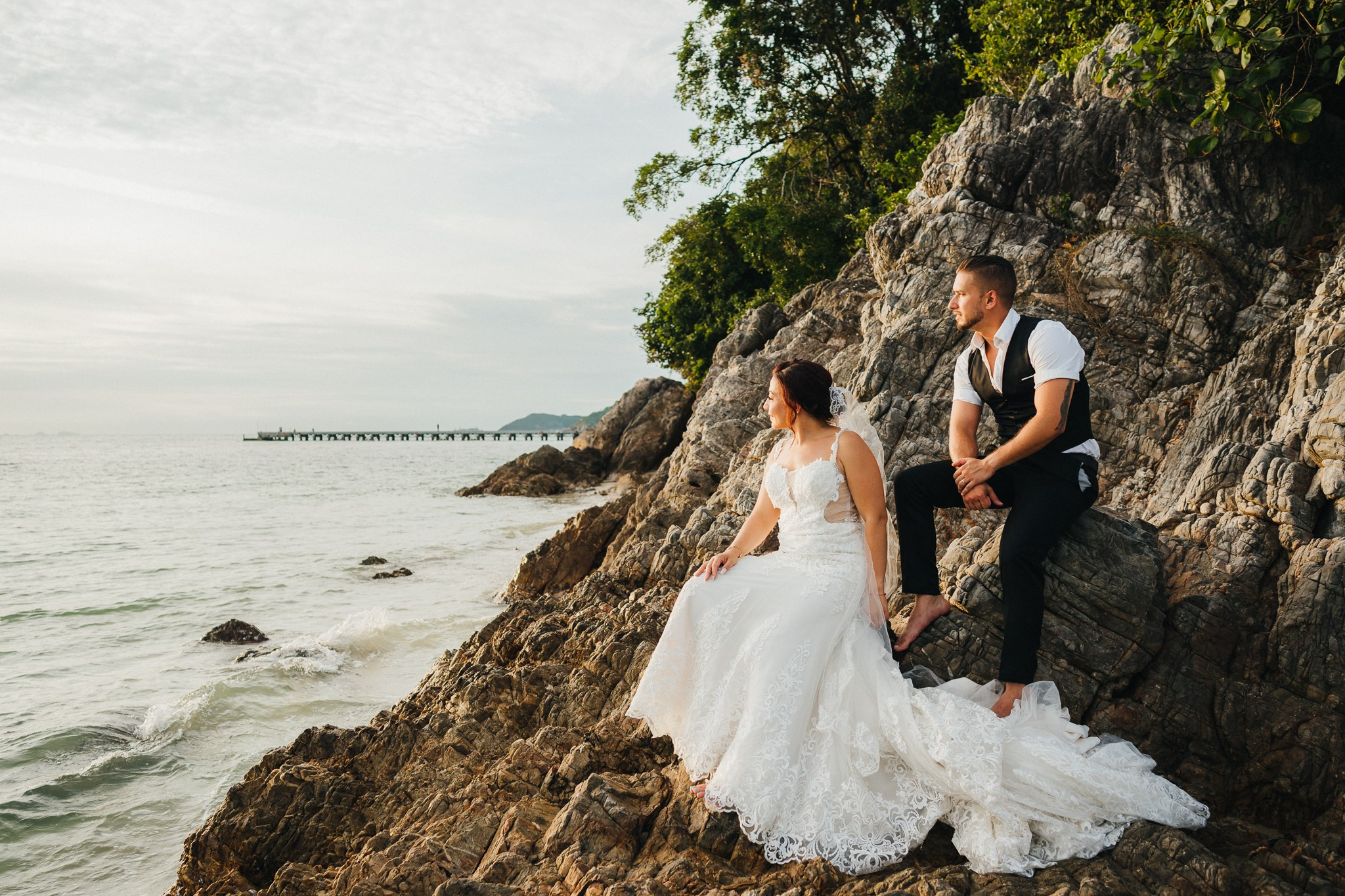 Just for 2 Beach Wedding with Kids in Koh Samui, Thailand
