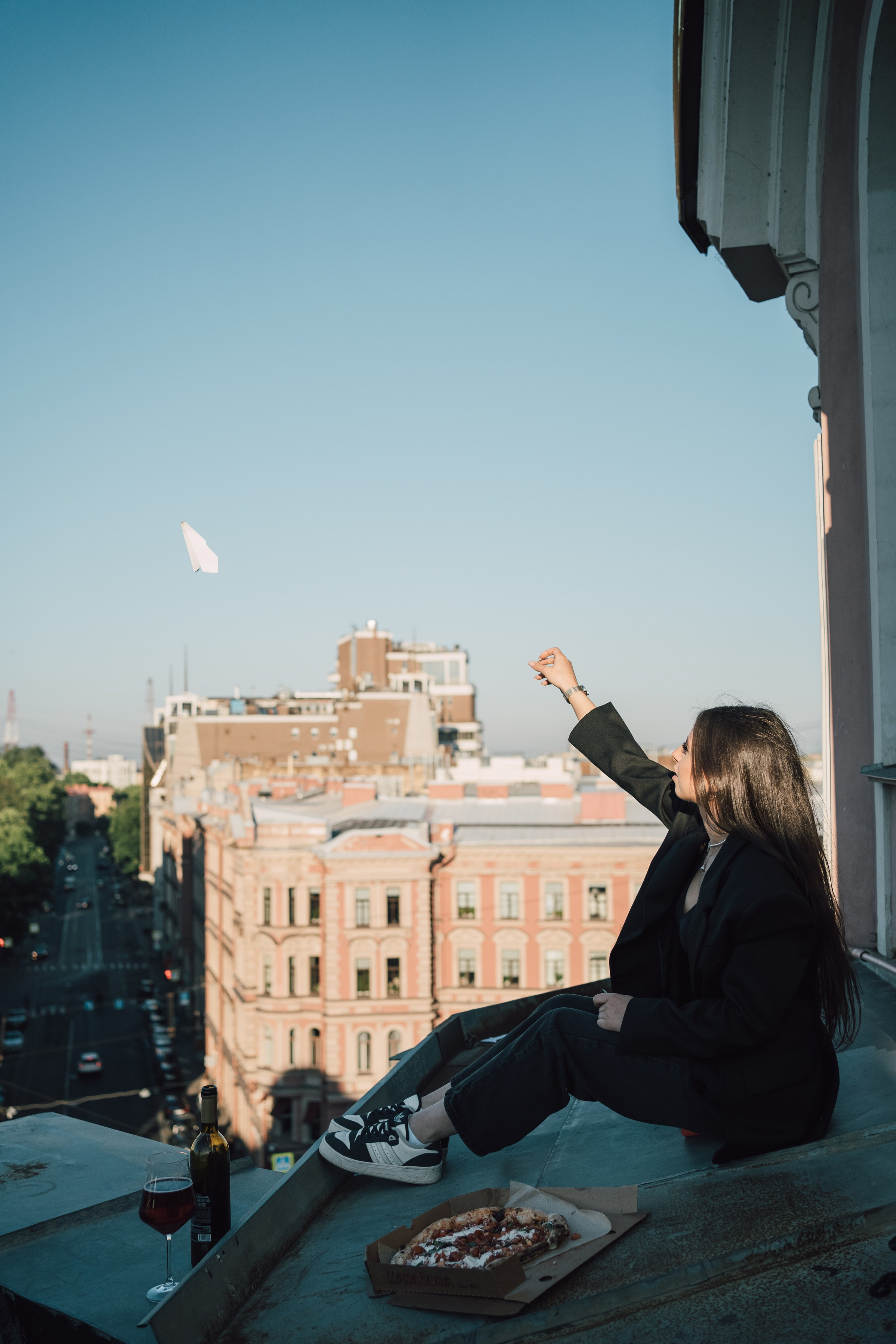 На крыше. Репортажный фотограф в Санкт-Петербурге. Фотограф на мероприятие в СПБ