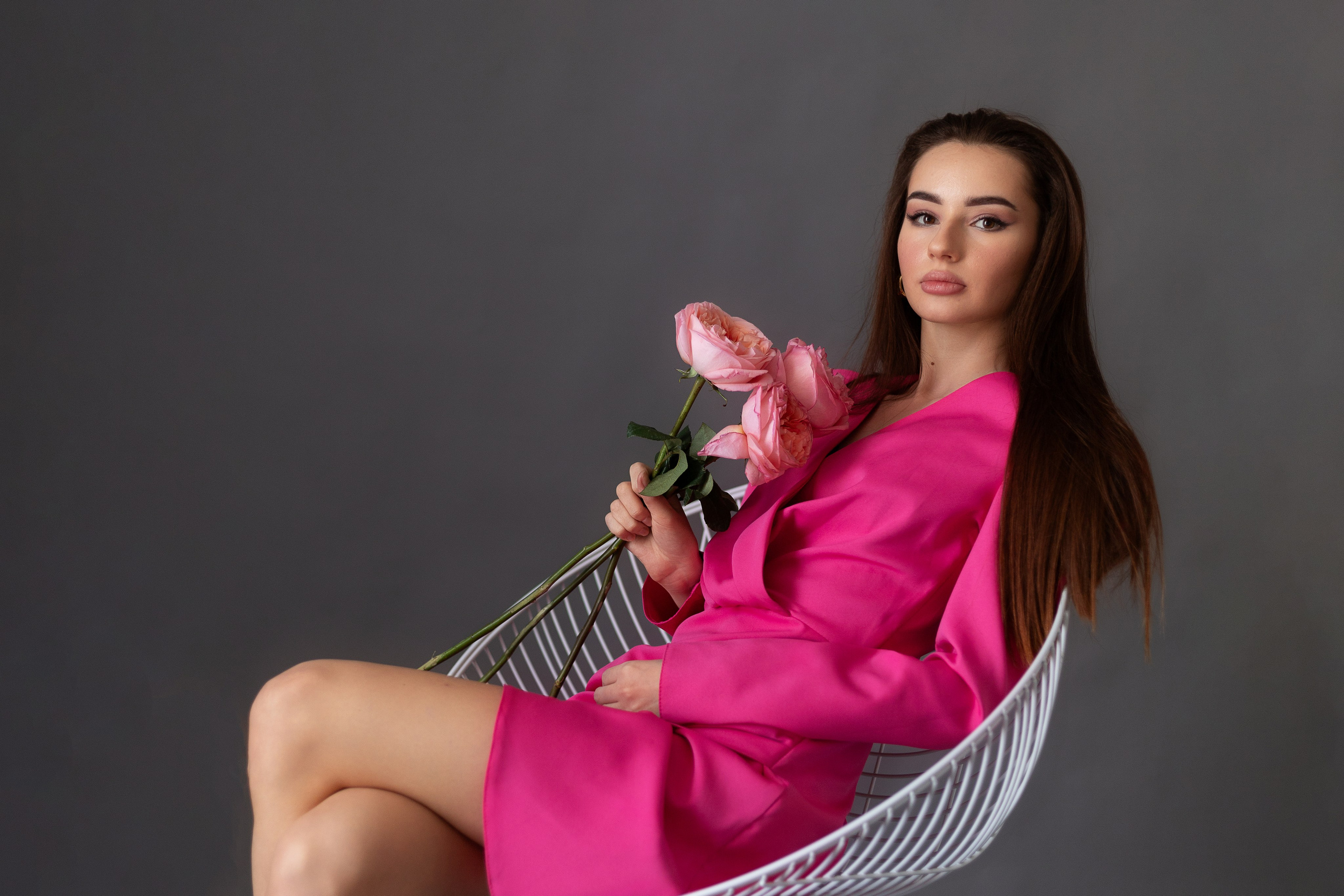 Елена сет с цветами. Портретный фотограф, бизнес-контент Кемерово Уфимцева Ирина