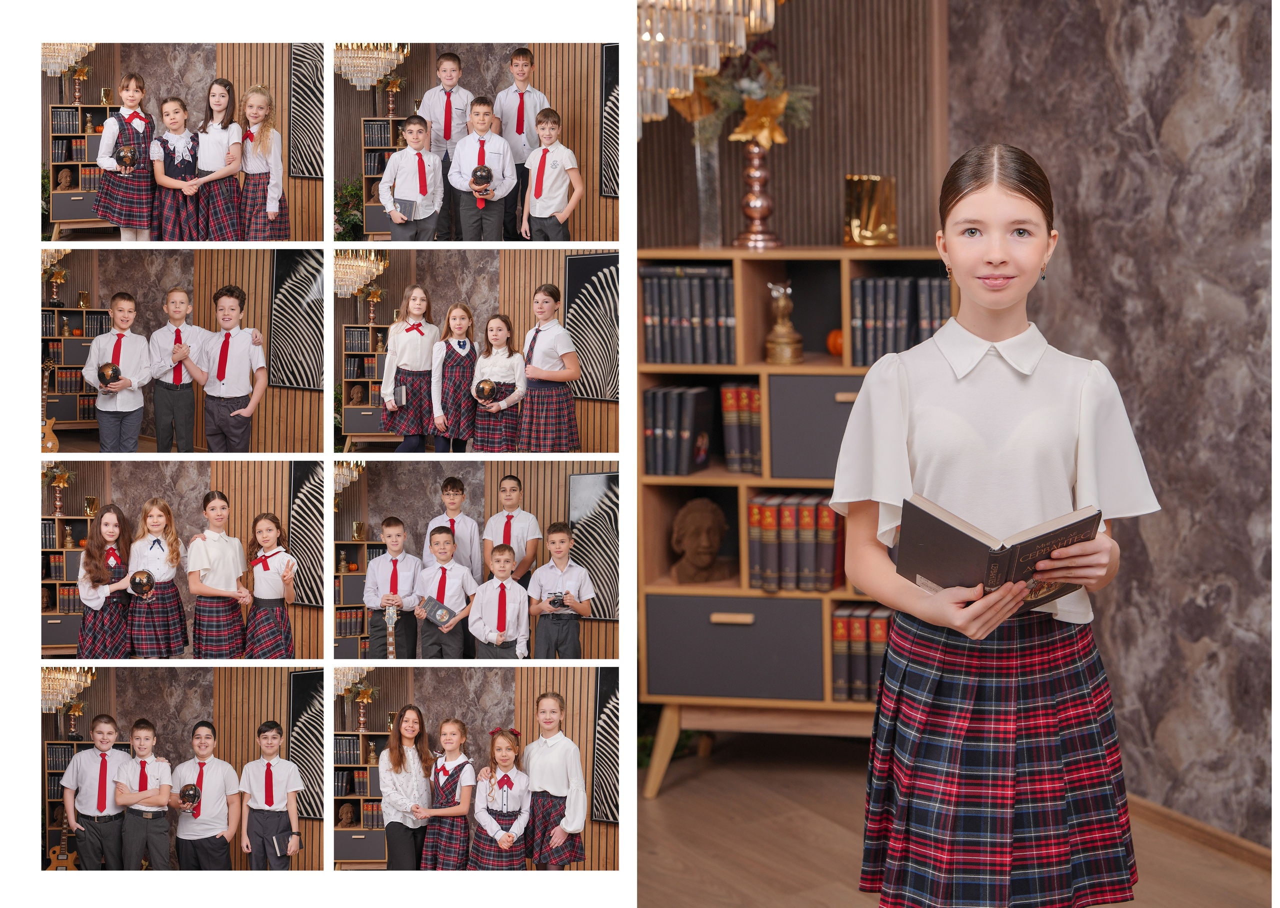 ШКОЛА 99 — 4 «Д» класс. Красивый выпускной альбом в Краснодаре