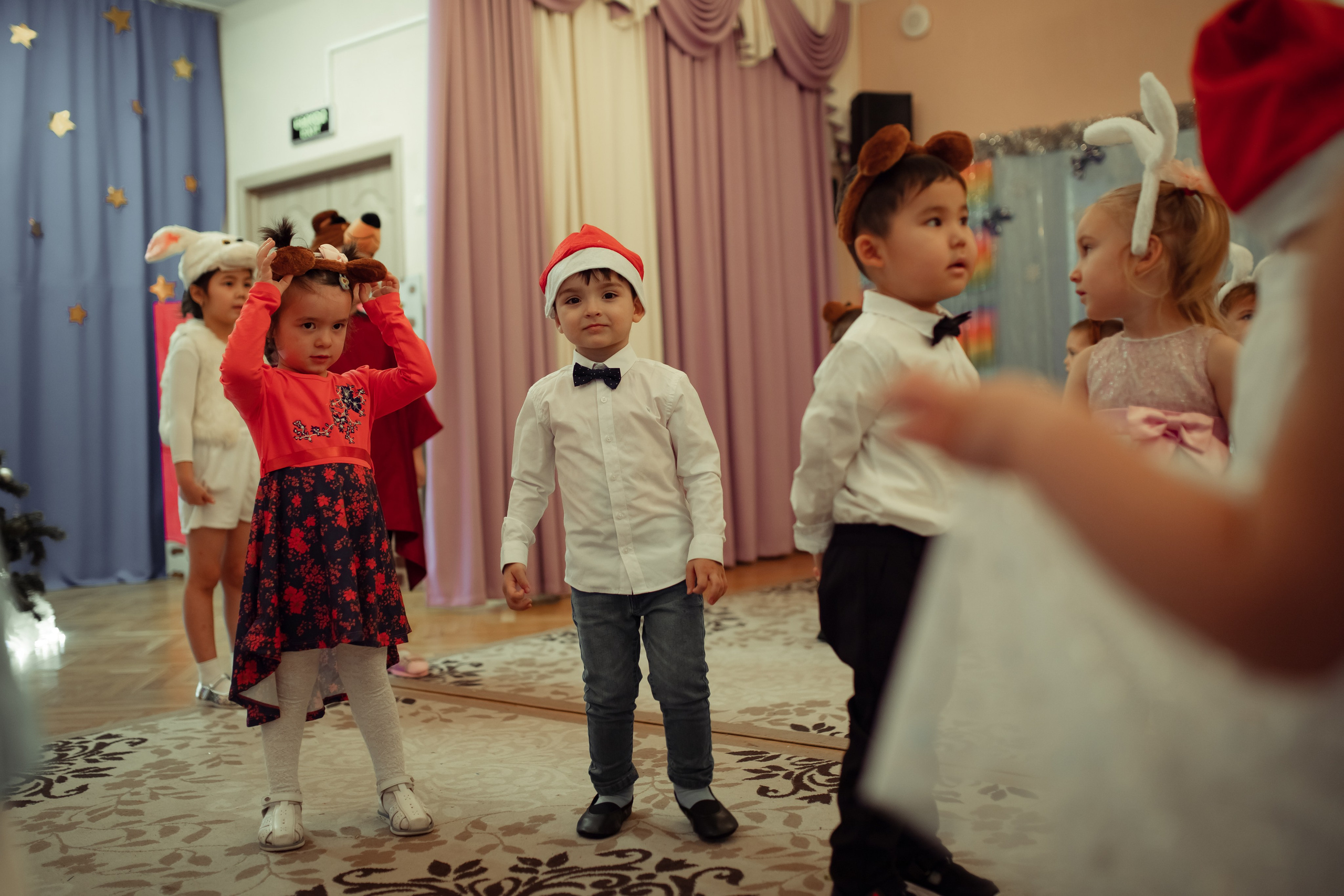 Новогодний утренник в детском саду. Семейный и детский фотограф в Москве Дорогова Екатерина