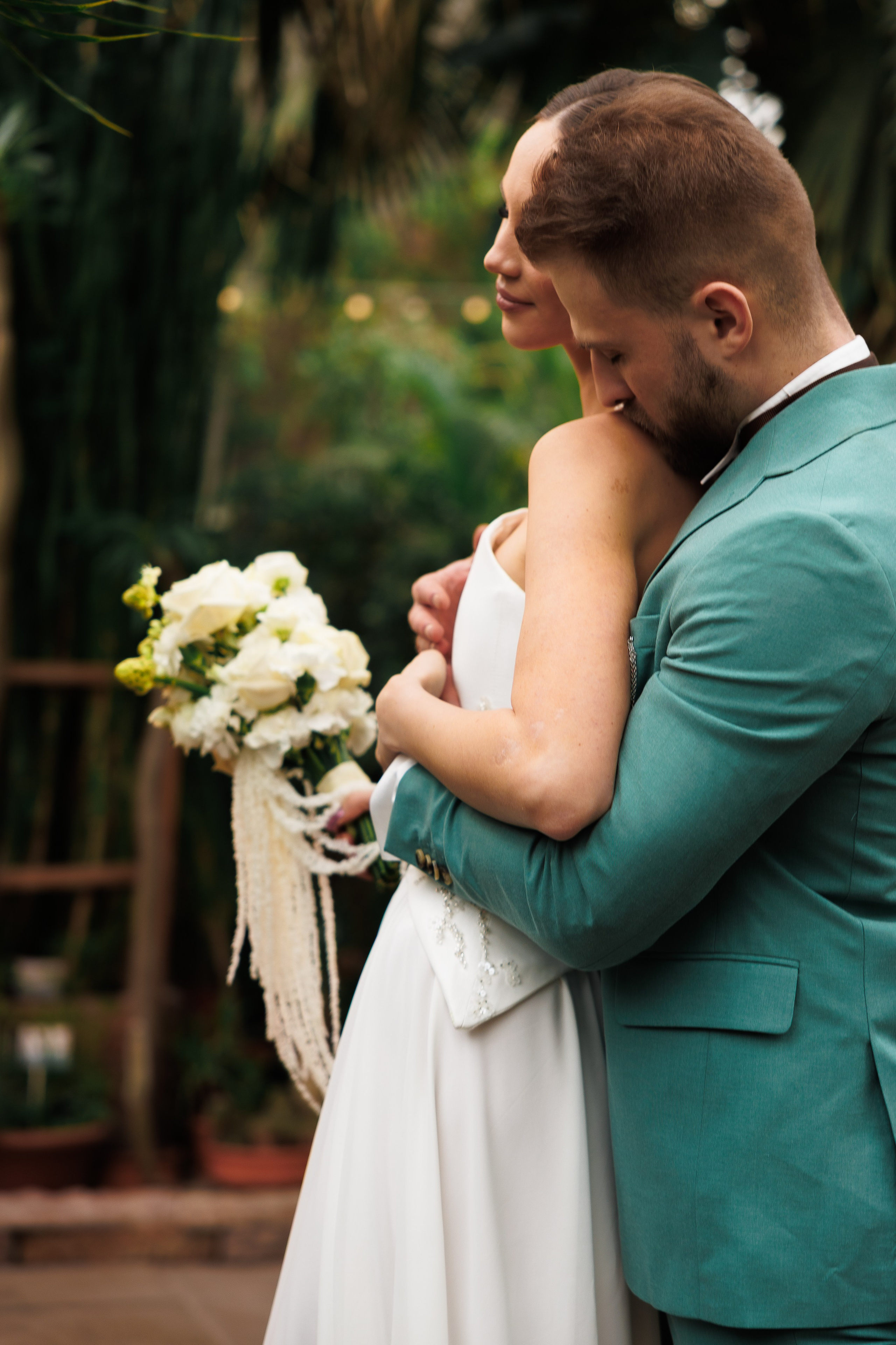Свадебная прогулка в оранжерее. Питер. Свадебный и семейный фотограф в Москве Красинская Мария