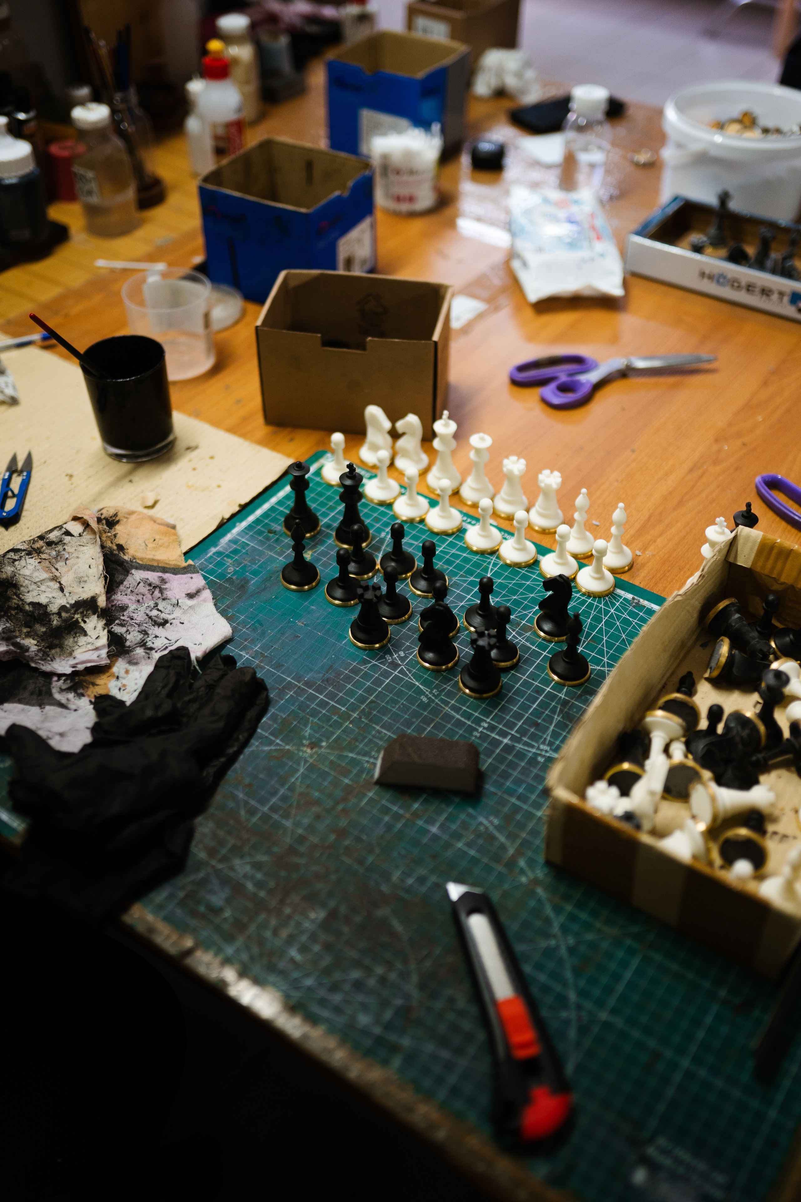 Производство шахмат VASO. Фотограф в СПБ Алмаз Камаев