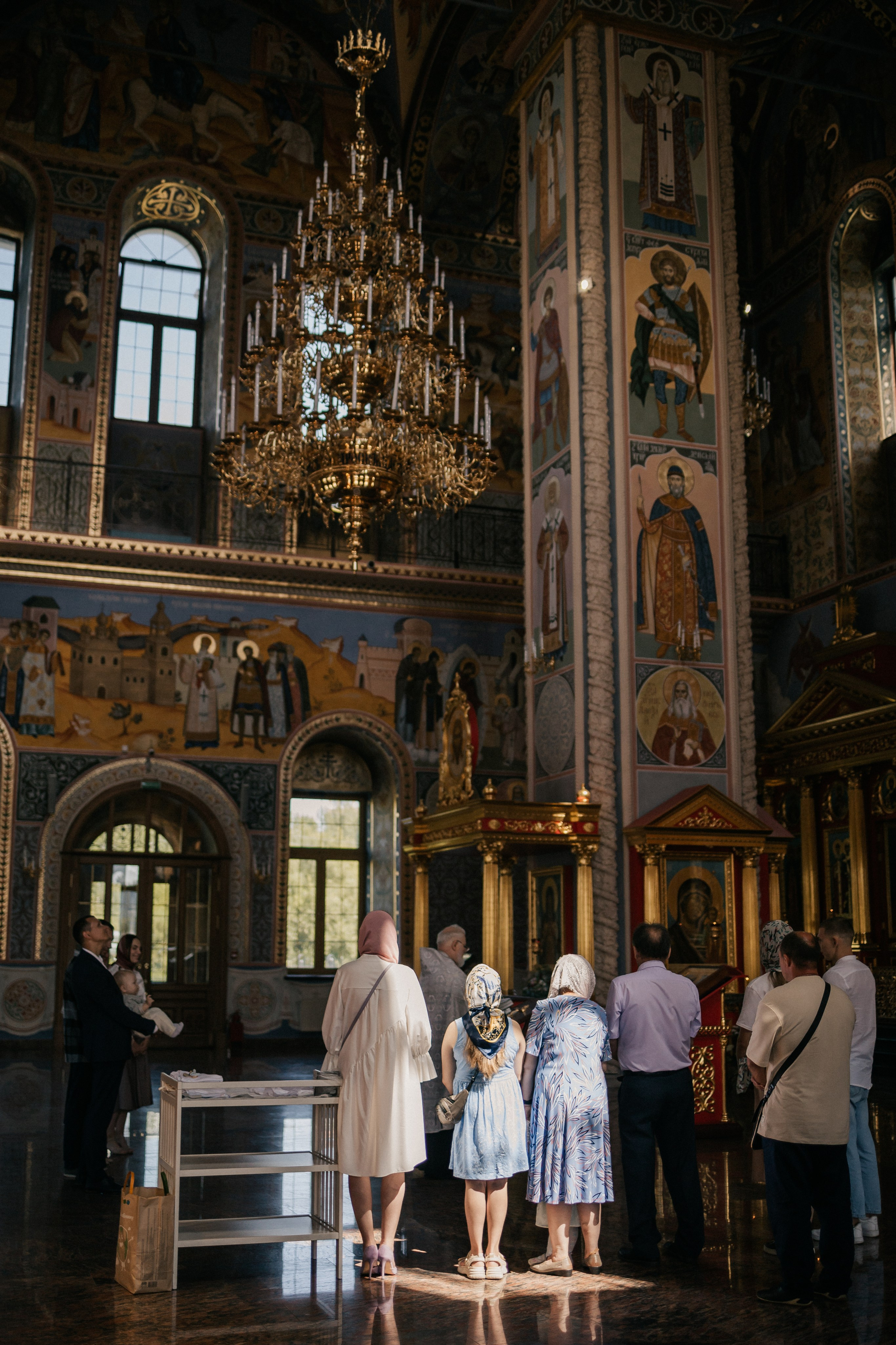 Крещение в Соборе в честь князя Георгия Всеволодовича. Фотограф Нижний Новгород