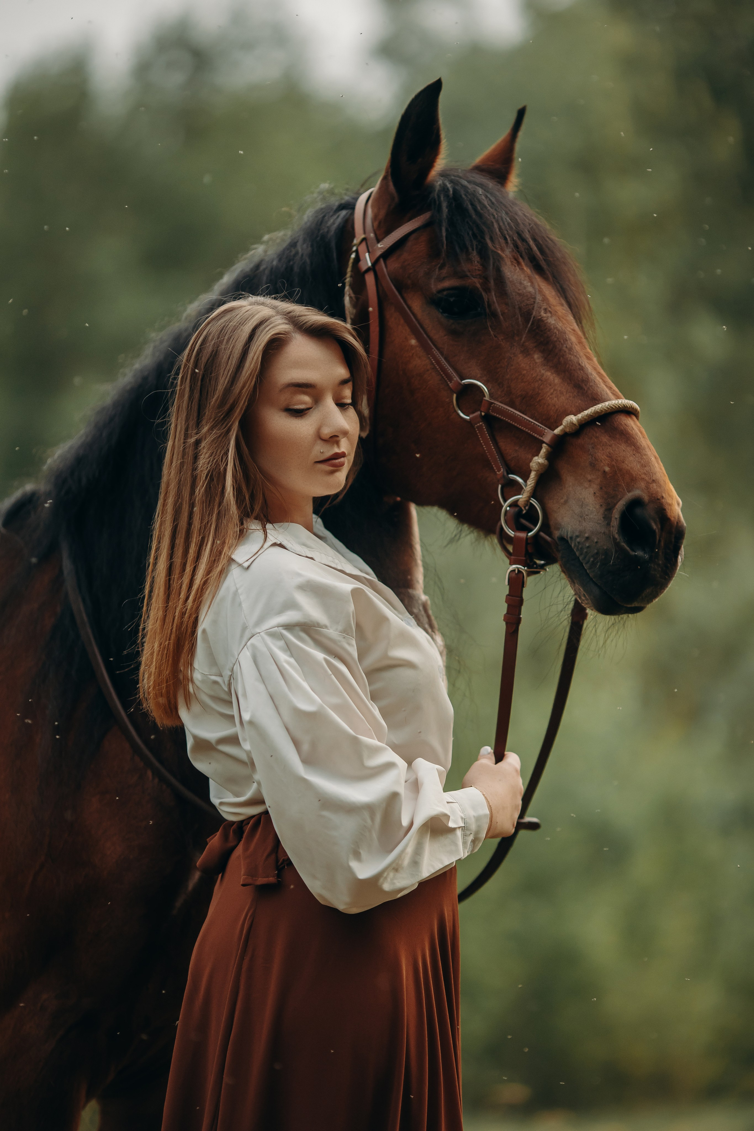 Ксения и Талисман. Анна Молчанова конный фотограф в Тюмени | фотосессии с лошадьми Тюмень