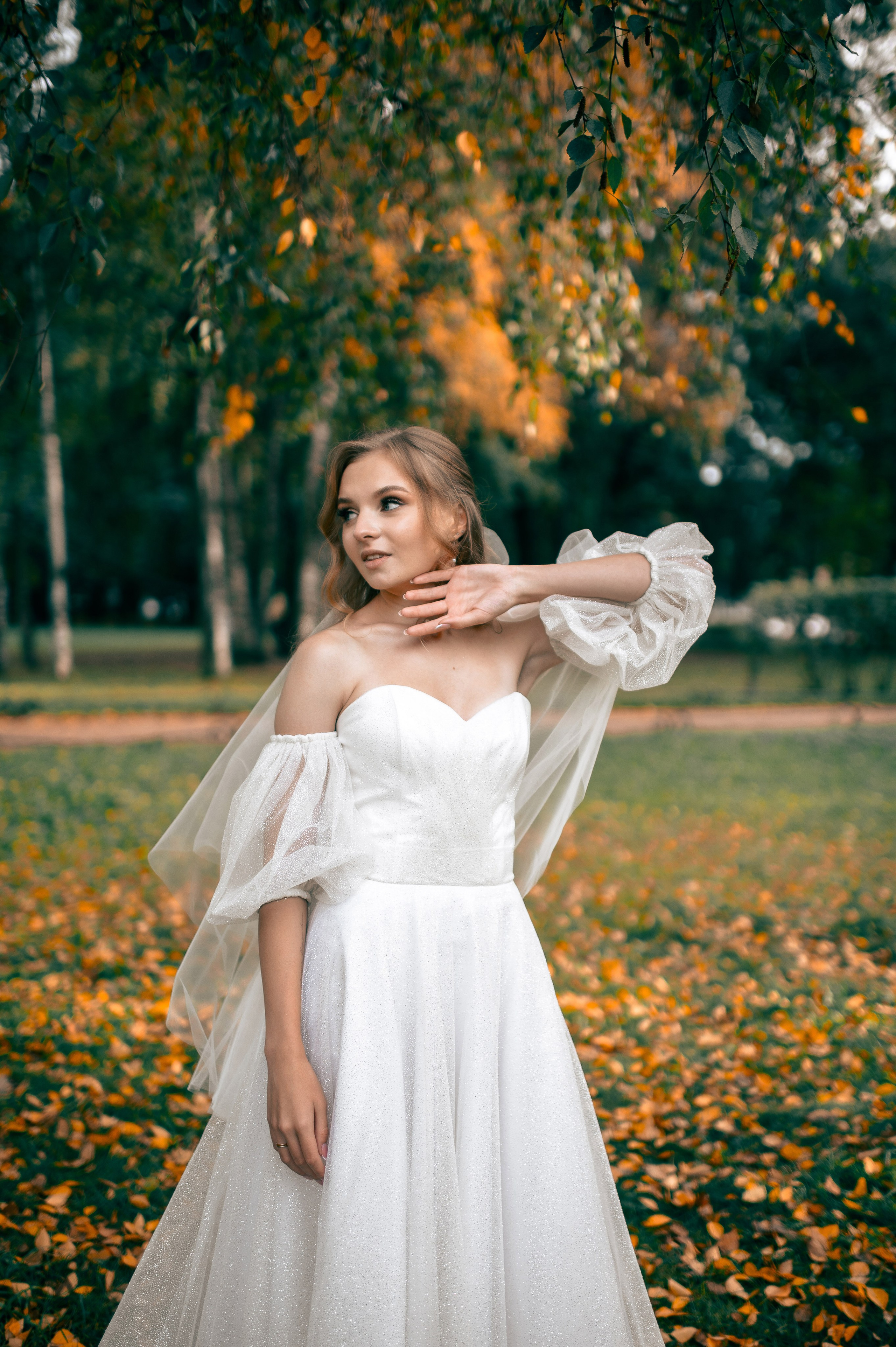 Анастасия и Михаил (Второй Дворец Бракосочетания на Фурштатской улице 52, фотосессия в Таврическом парке). Портретный, семейный и свадебный фотограф в Санкт-Петербурге и в Пушкине Ширяев Денис