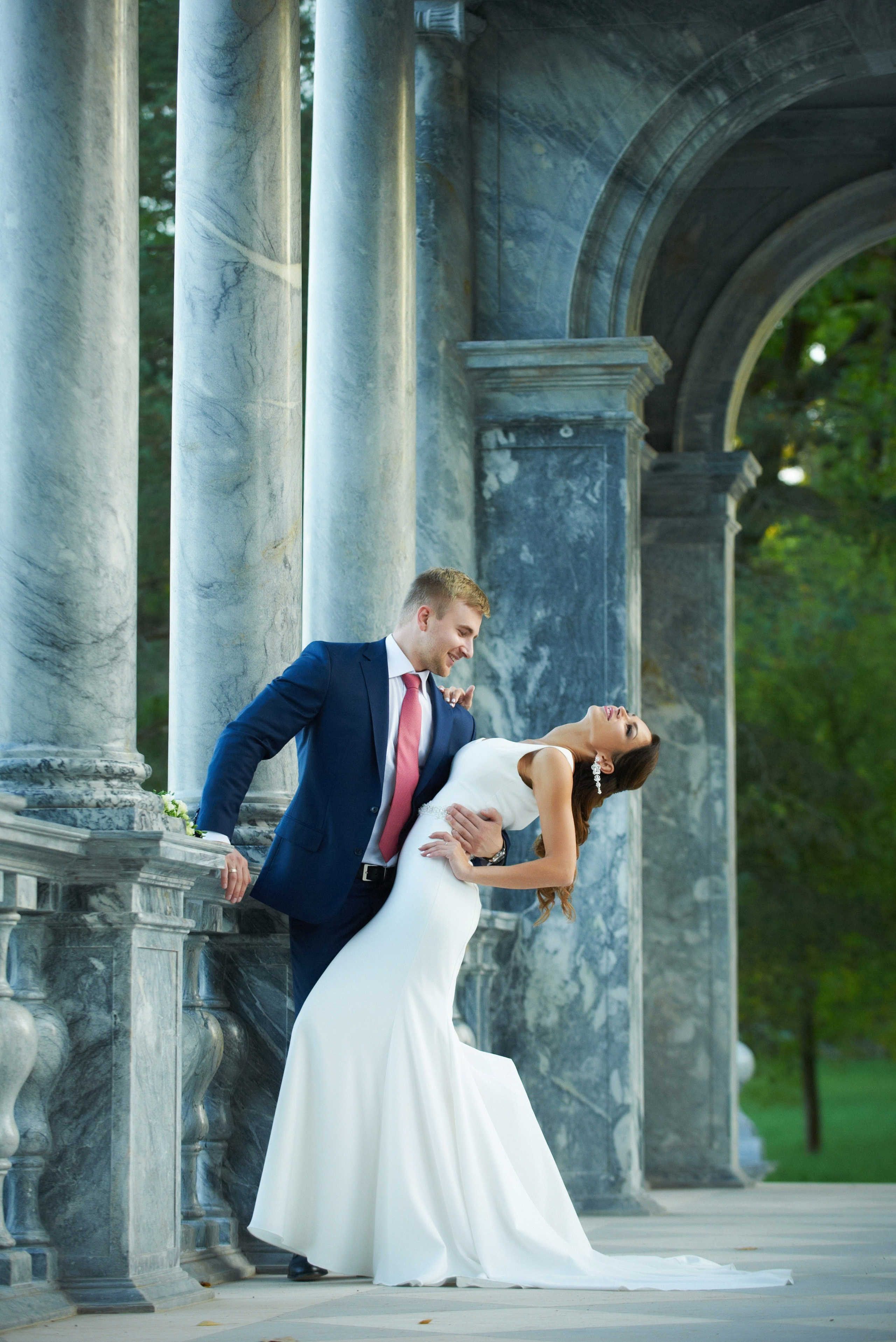 Максим и Наталья (свадебная фотосессия в Пушкине в Екатерининском парке). Портретный, семейный и свадебный фотограф в Санкт-Петербурге и в Пушкине Ширяев Денис