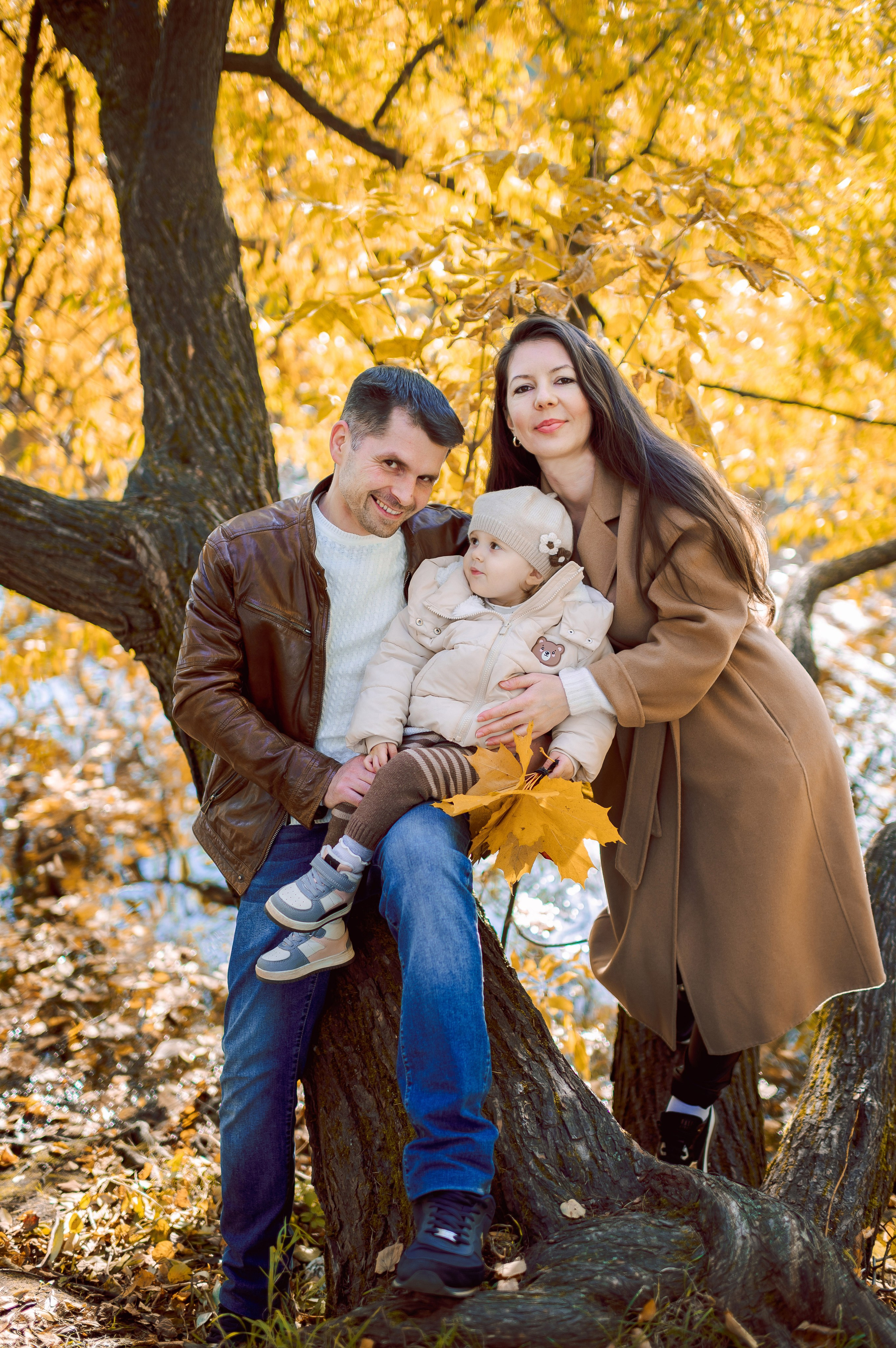 Осенняя семейная прогулка. Портретный, семейный и свадебный фотограф в Санкт-Петербурге и в Пушкине Ширяев Денис