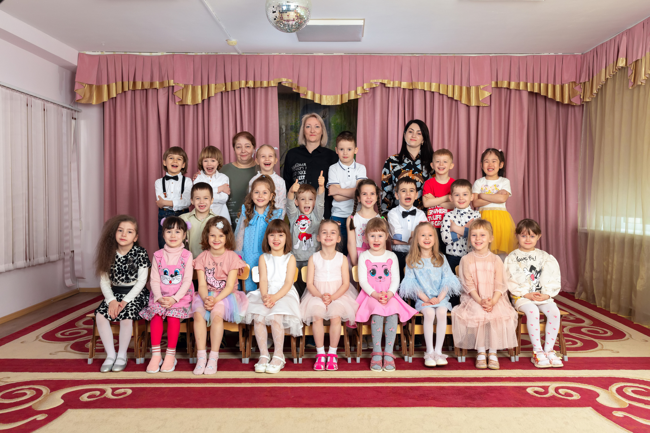 Общая фотография группы детского сада