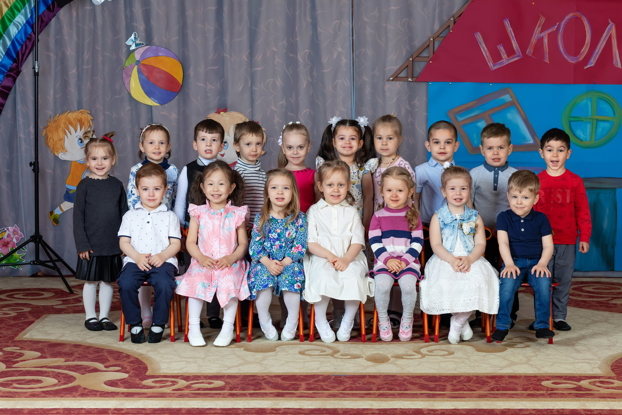 Общая фотография группы детского сада
