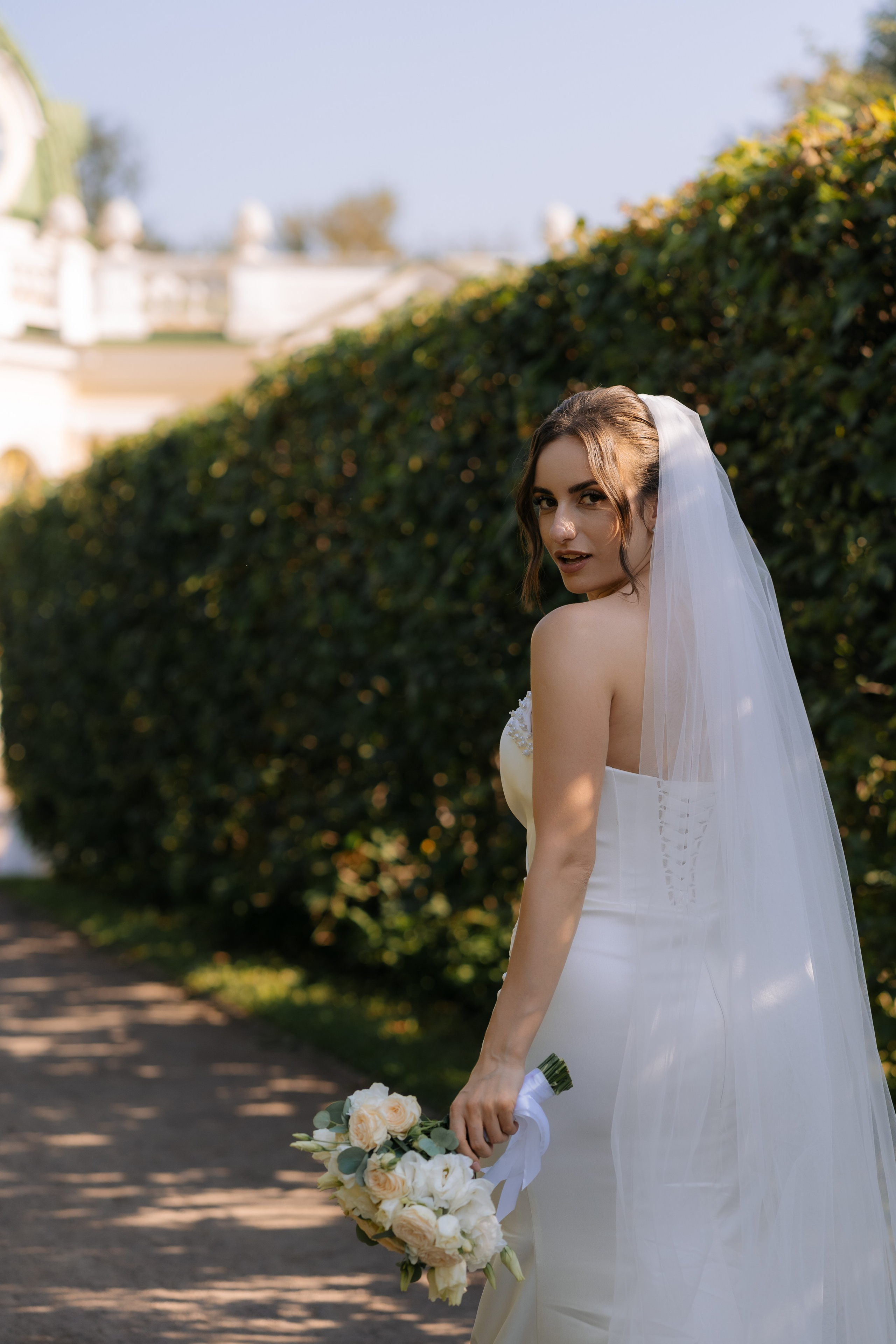 Свадебная фотосессия в Москве, парк Кусково. Свадебный фотограф в Москве Анна Полушина