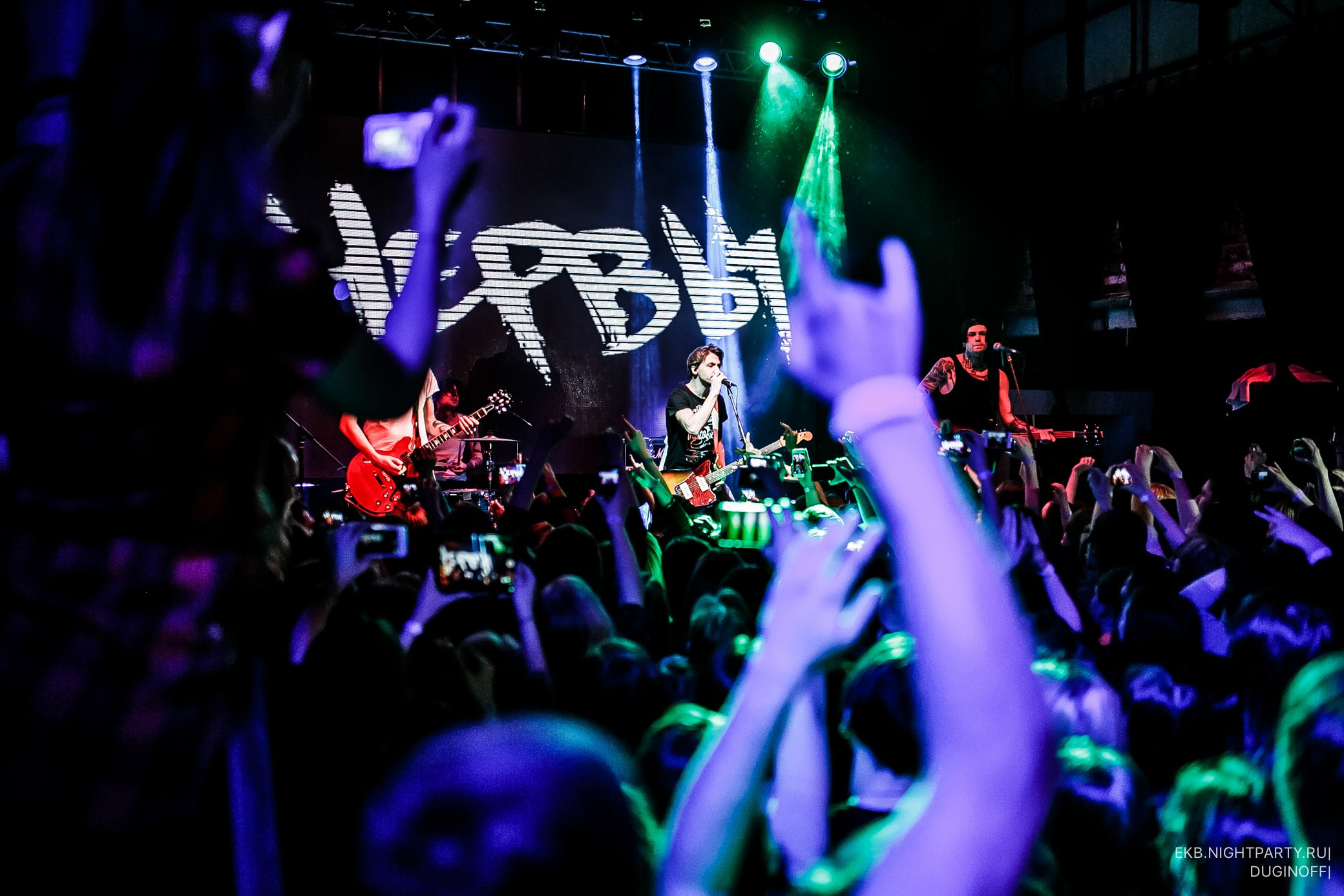 НЕРВЫ Концерт. Профессиональный фотограф Дугинов Николай | Екатеринбург