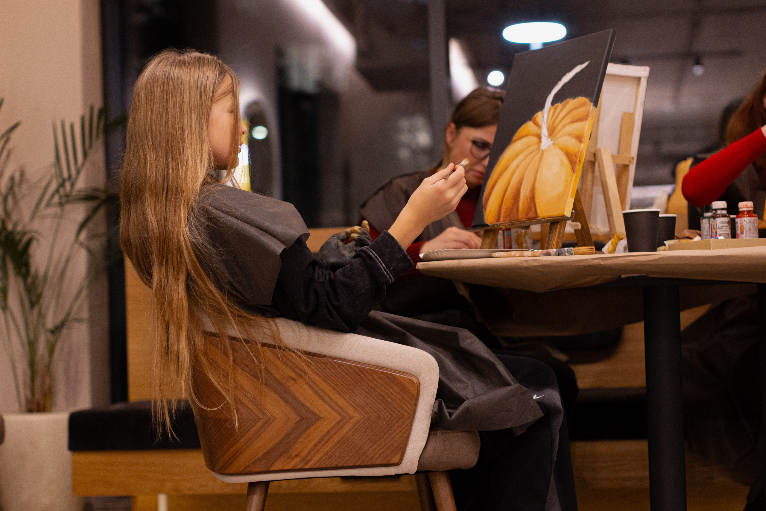 МК Тыква в кафе Здрасте. Анастасия Ракчеева Художник