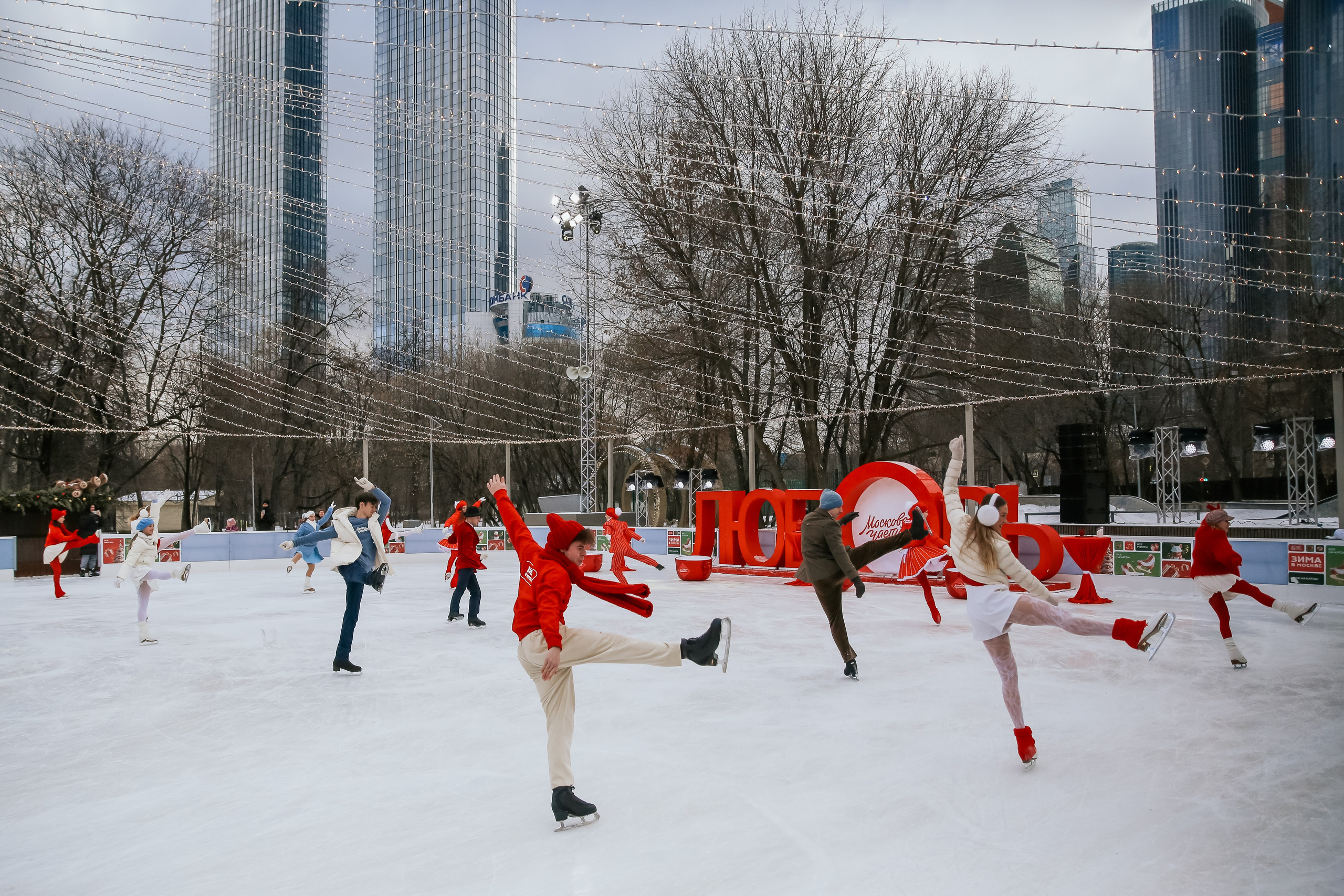 Ледовое шоу Сити каток Московское Чаепитие. Фотограф и видеограф Анна Домашенко