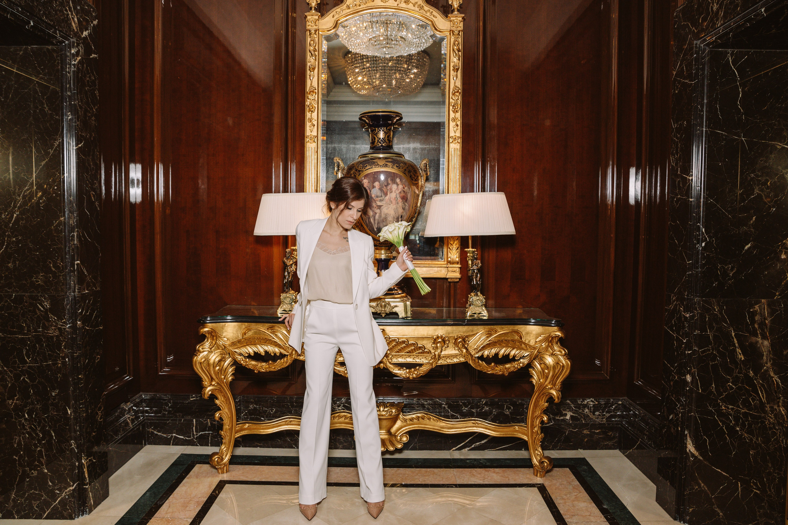 Свадебная фотосессия Давида и Марины в усадьбе Архангельское. Фотограф и видеограф Анна Домашенко