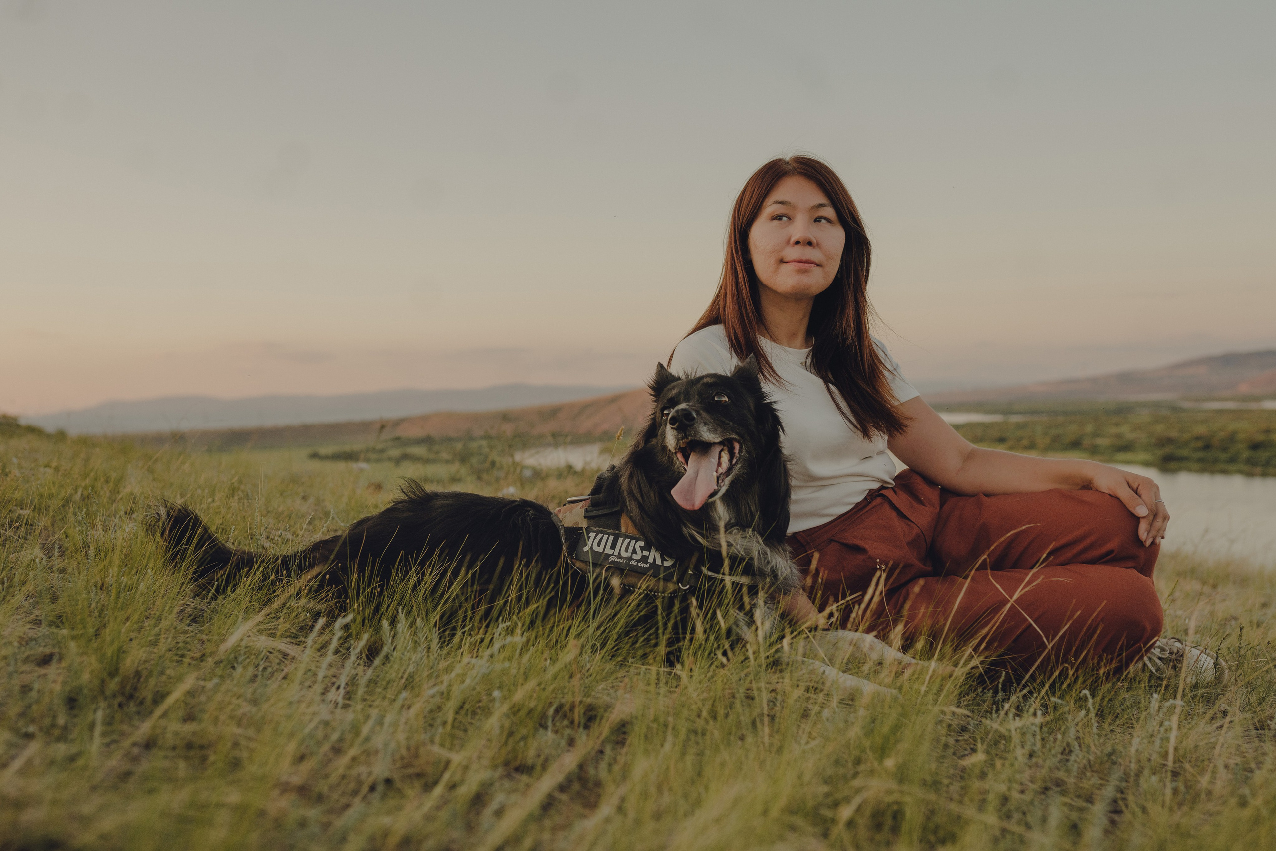 Настя и Умка. Фотограф анималист в Спб недорого Олеся Майорова