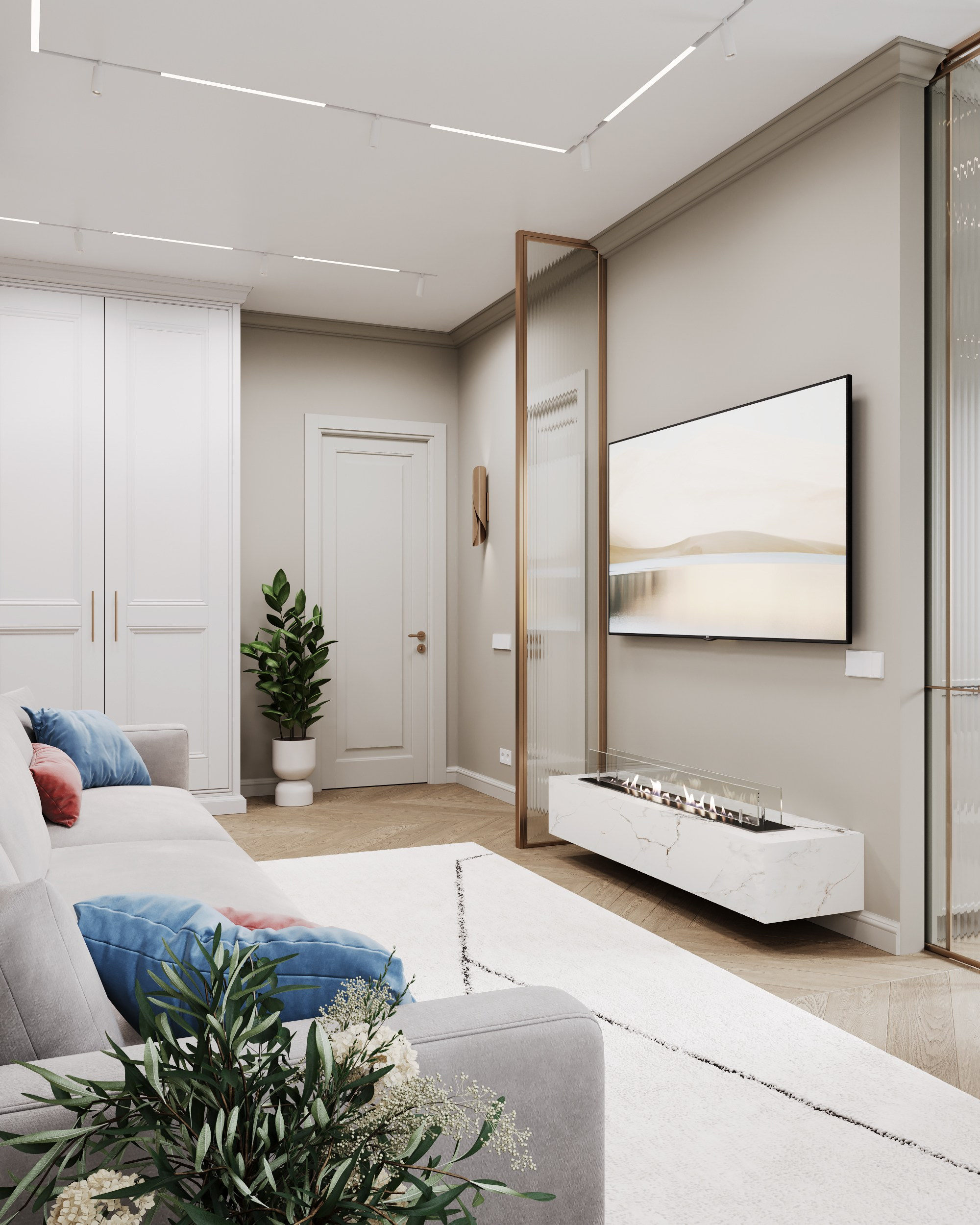 Color Classic. Дизайн интерьера | 3D визуализация | Миланская Марина