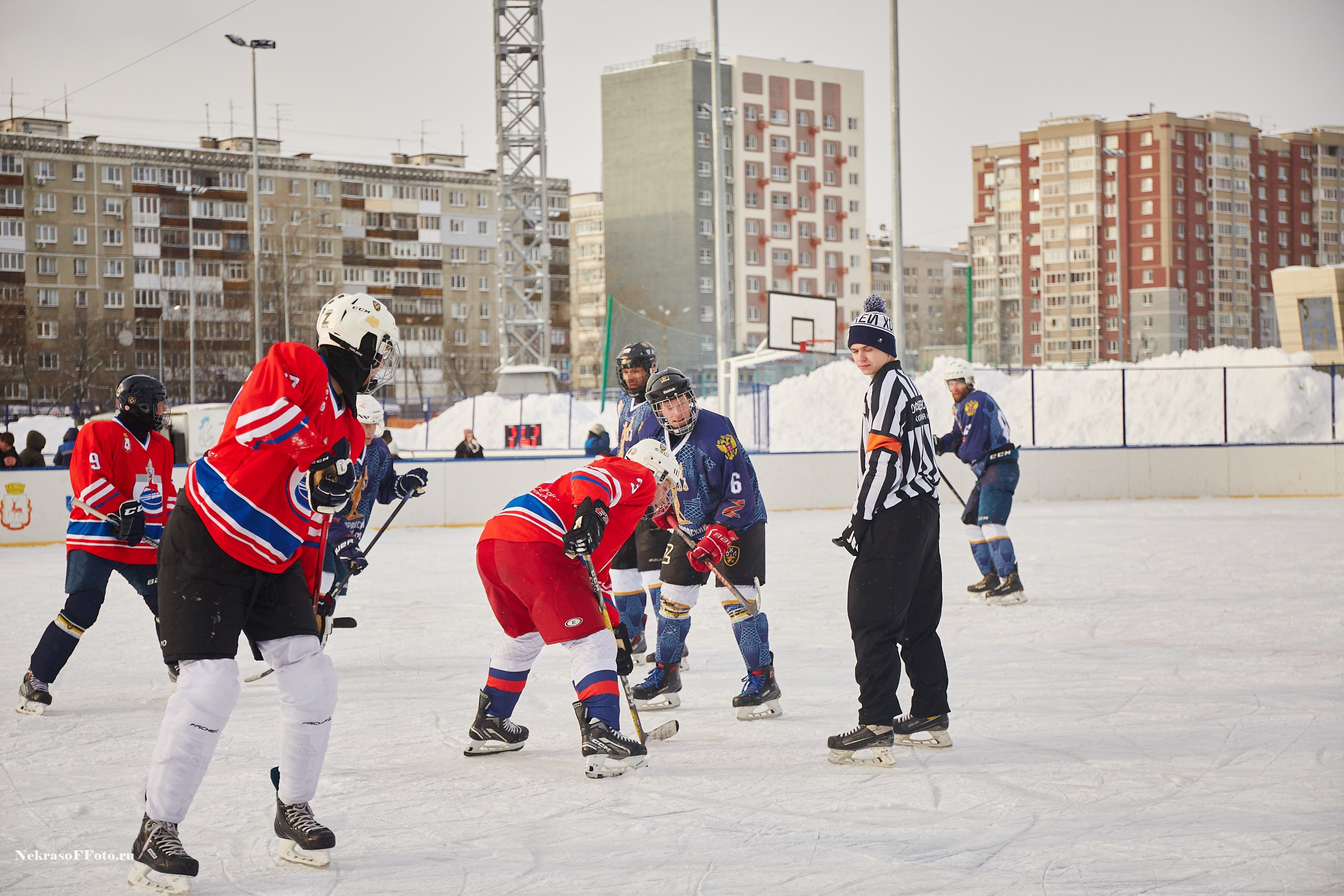 Турнир по хоккею «Русская классика» в рамках Офицерской хоккейной лиги. Спортивный фотограф Некрасов Денис