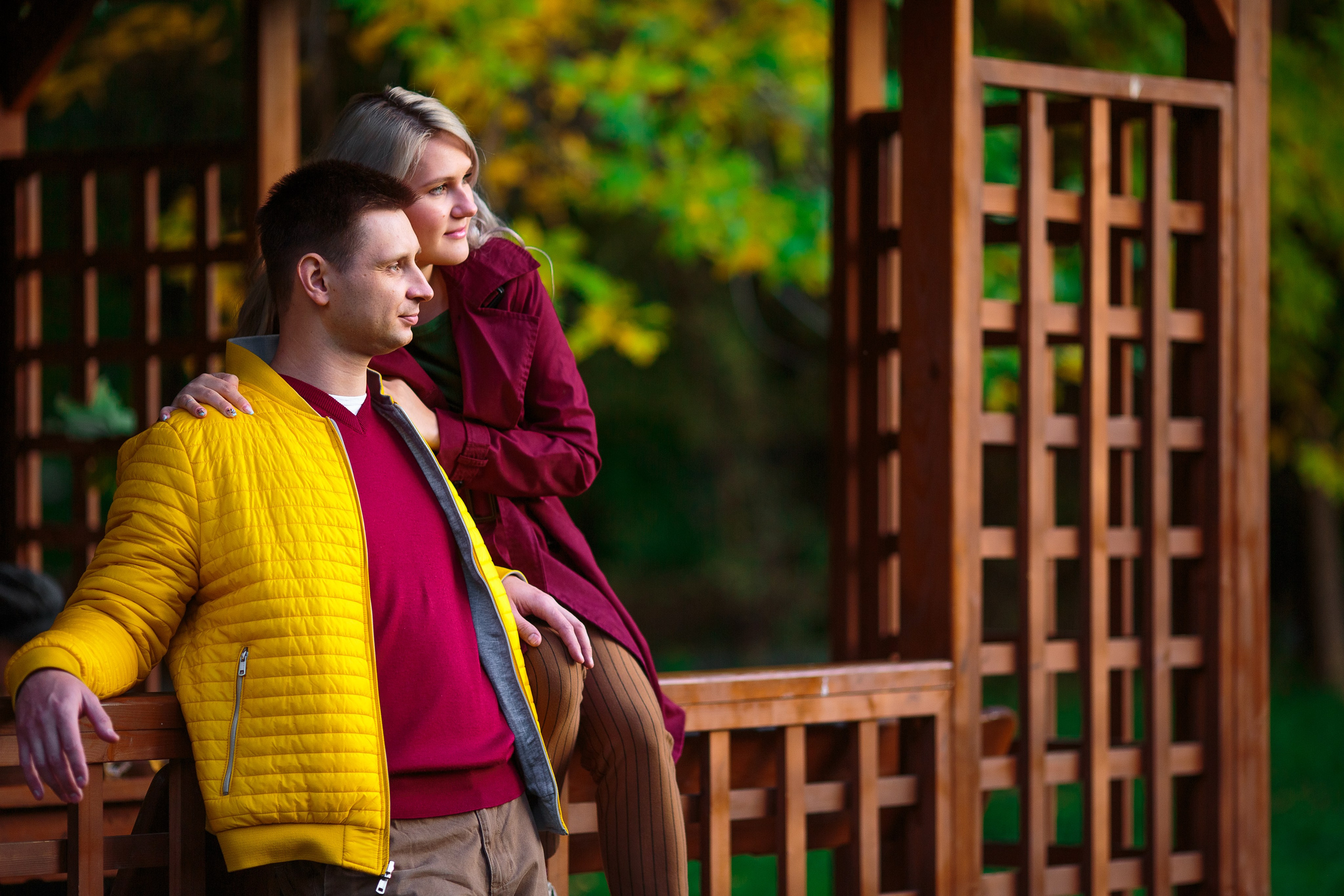 Осенняя фотосессия LoveStory. Свадебный и семейный фотограф в Алматы Алексей Балышев