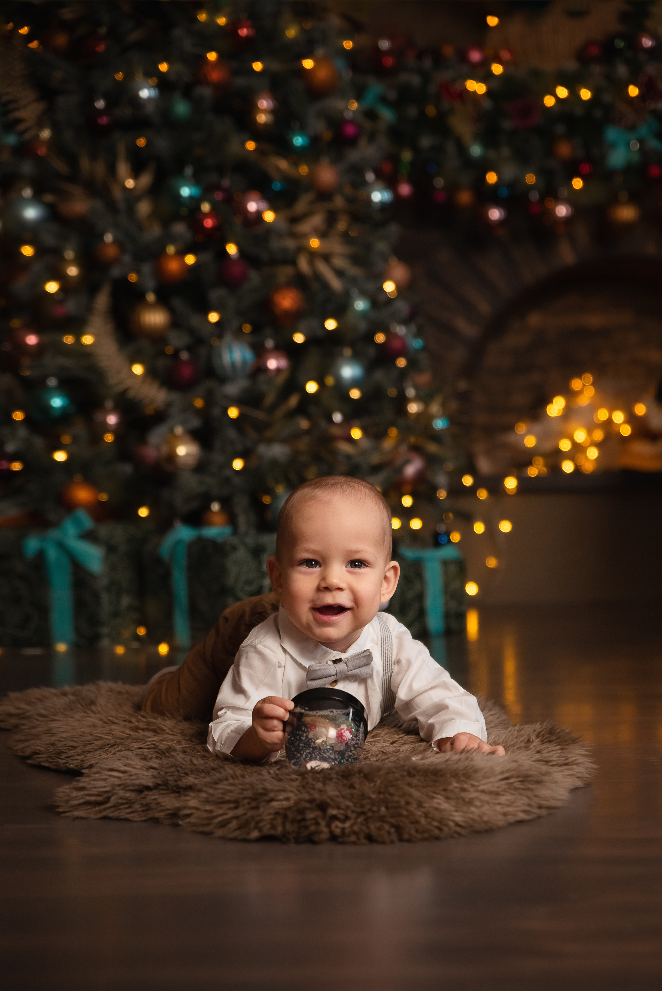 Новогодняя семейная фотосессия. Фотограф новорожденных Екатеринбург, Первоуральск