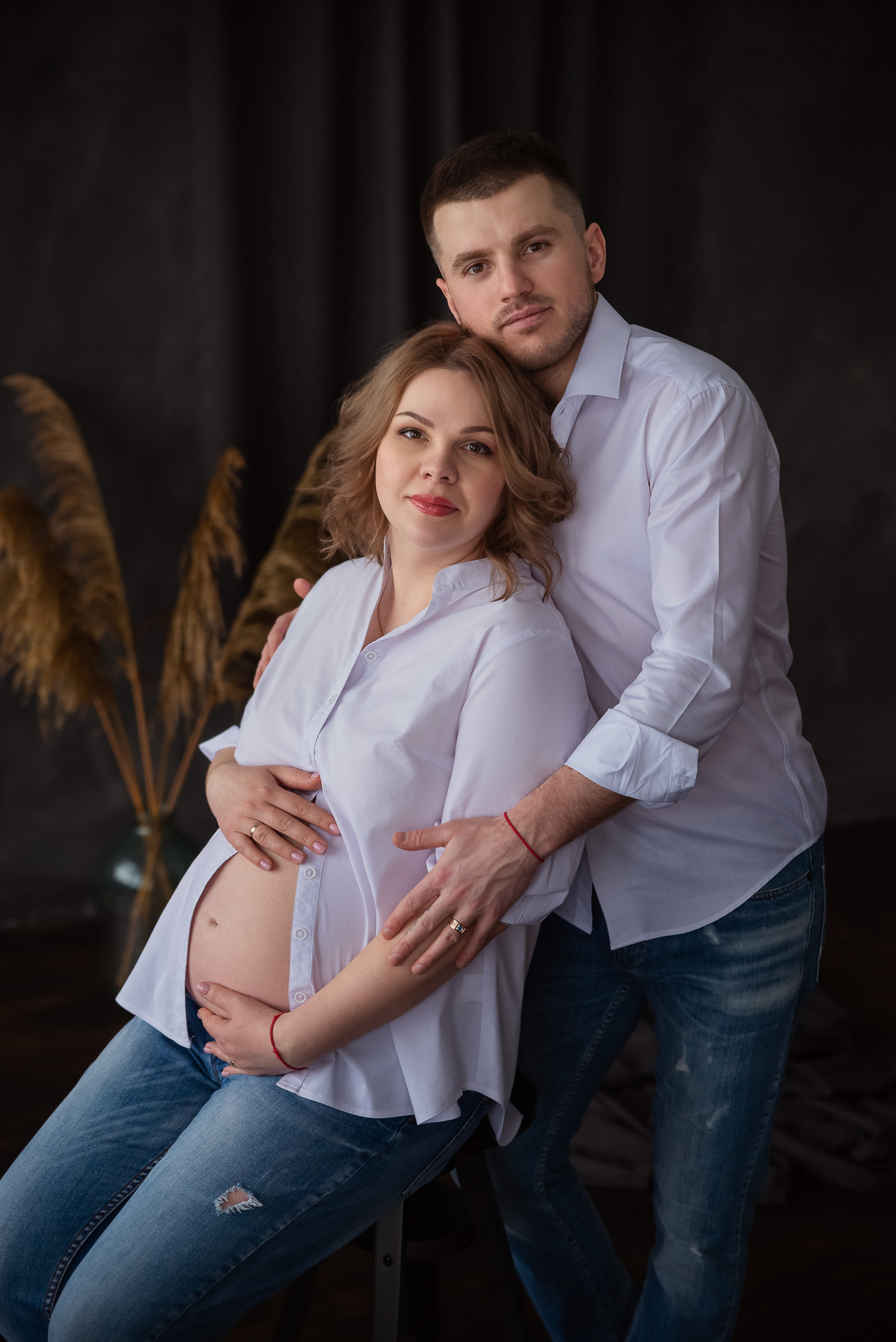 Фотосессия беременности в студии. Фотограф новорожденных Екатеринбург, Первоуральск