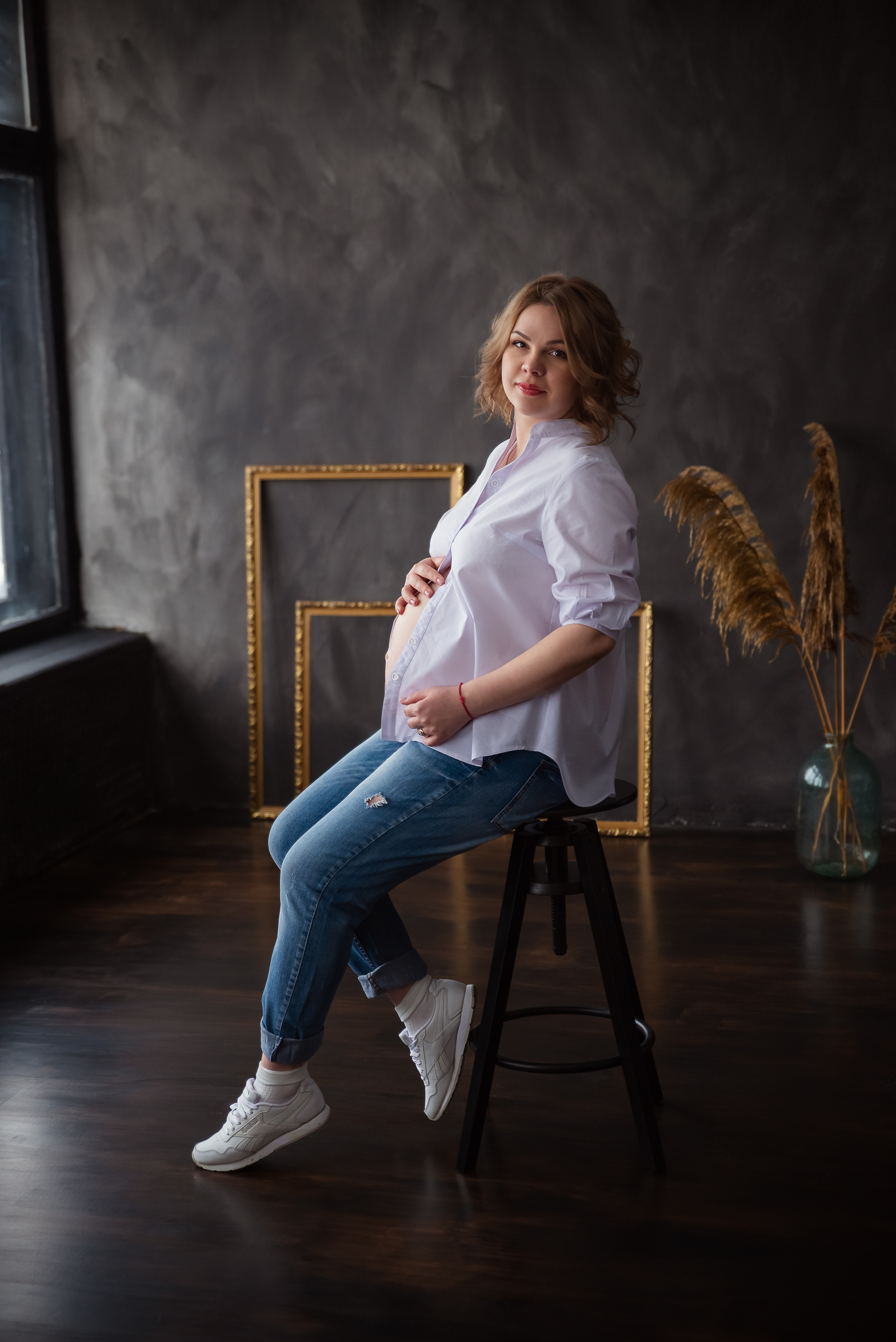 Фотосессия беременности в студии. Фотограф новорожденных Екатеринбург, Первоуральск