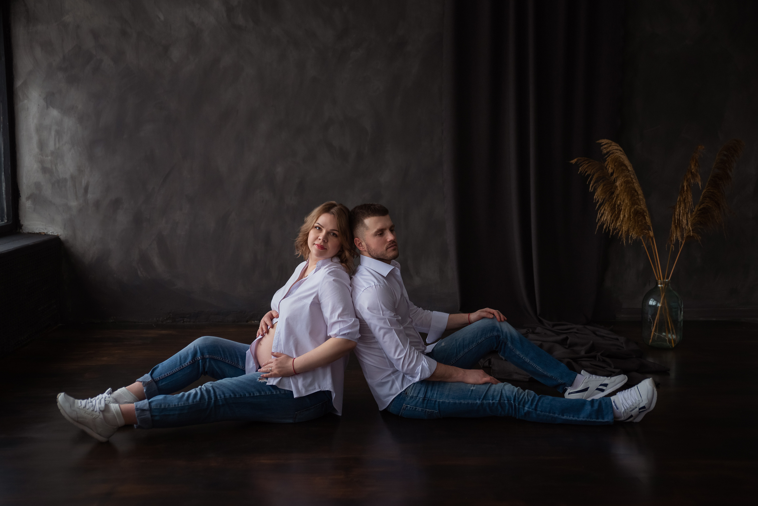 Фотосессия беременности в студии. Фотограф новорожденных Екатеринбург, Первоуральск