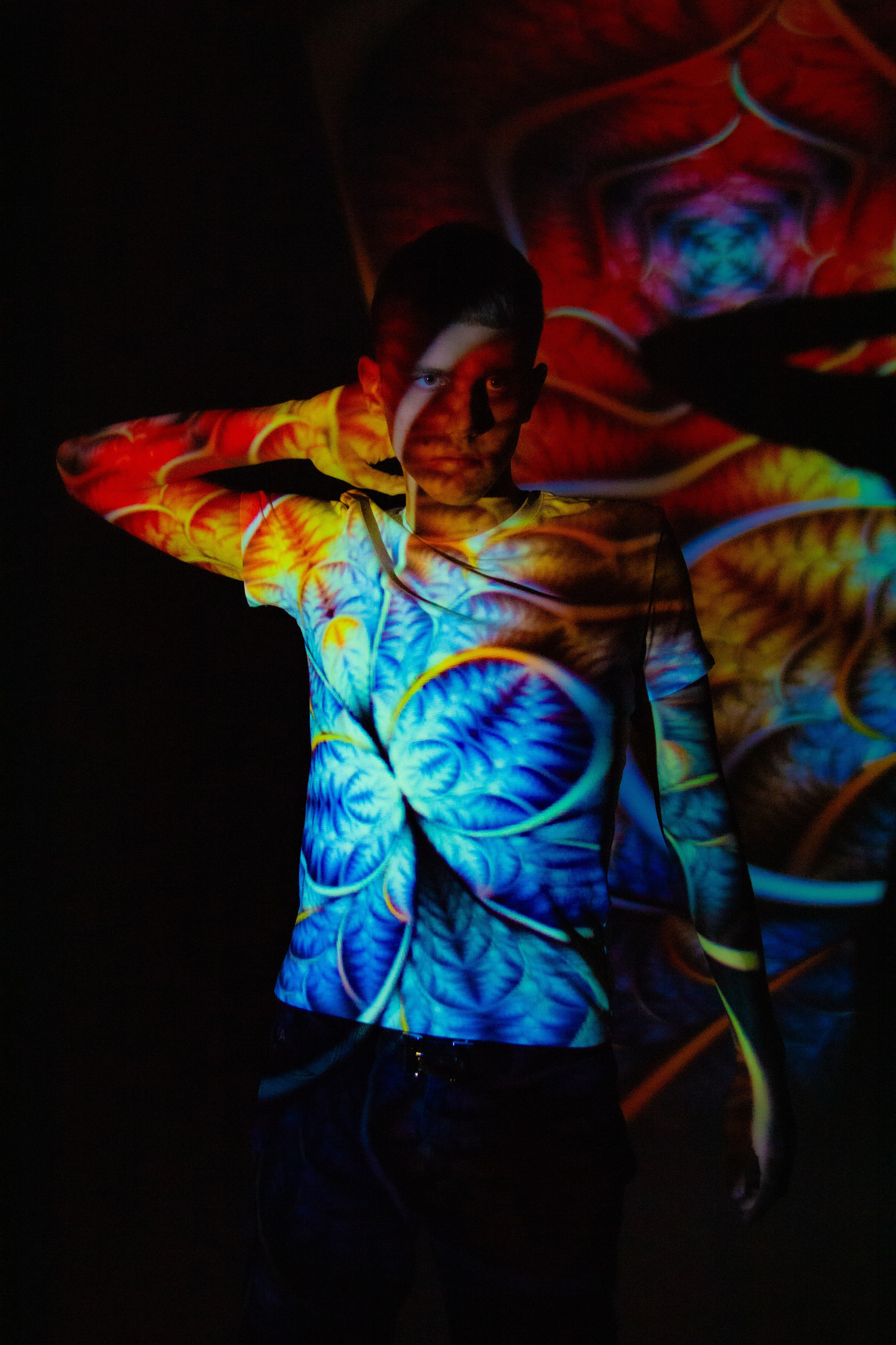 Мужской портрет с цветом. Главная