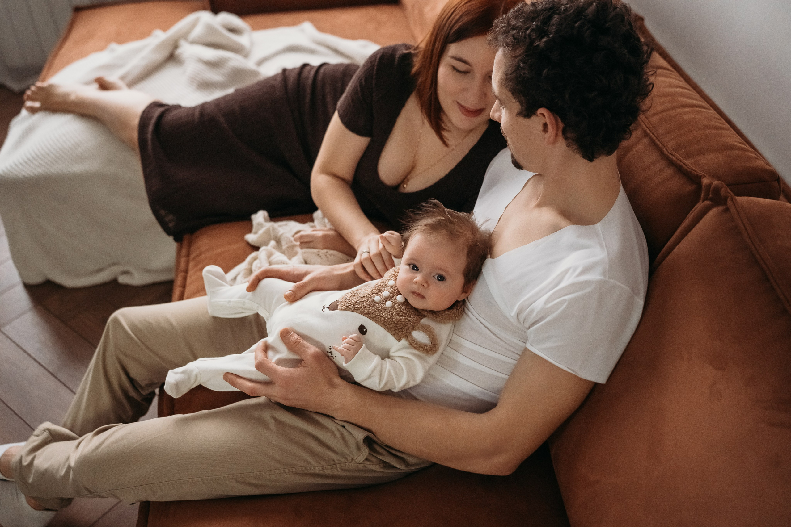 3-4 месяца. Фотограф Новорожденных в Москве. Семейные истории в стиле LIFE