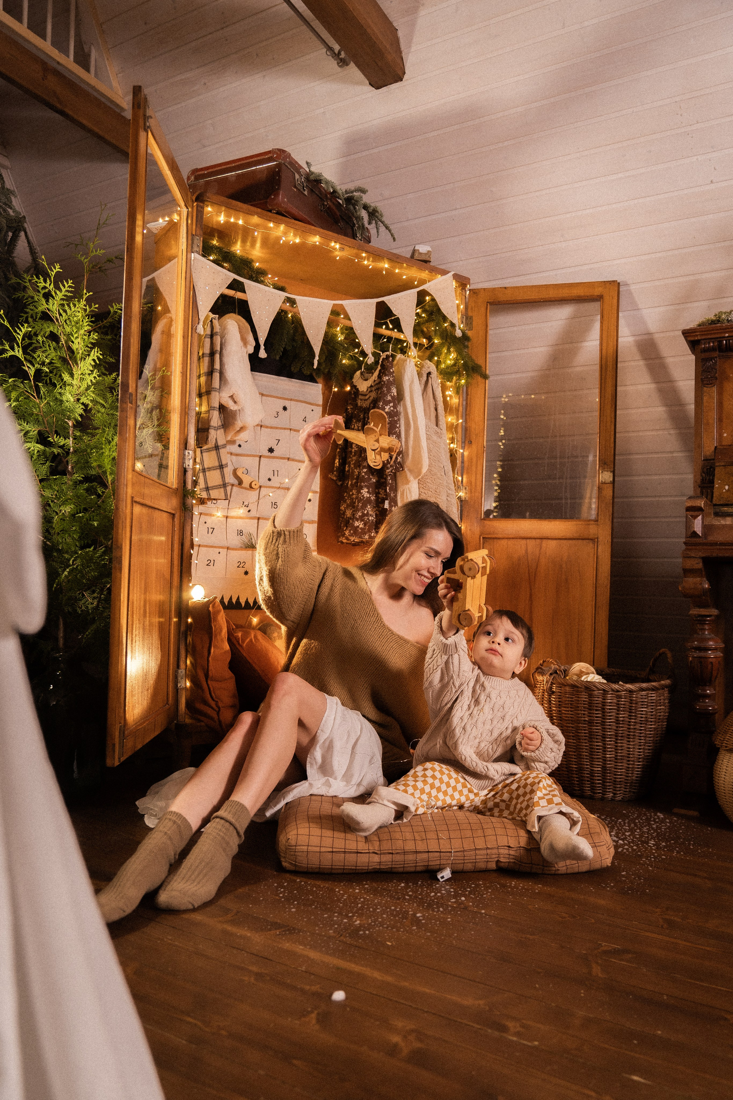 Семейная фотосессия в Доме Элли для Сереженьки и мамы Ланы. Семейный и детский фотограф в Сергиев Посаде, Хотьково Якимчук Любовь