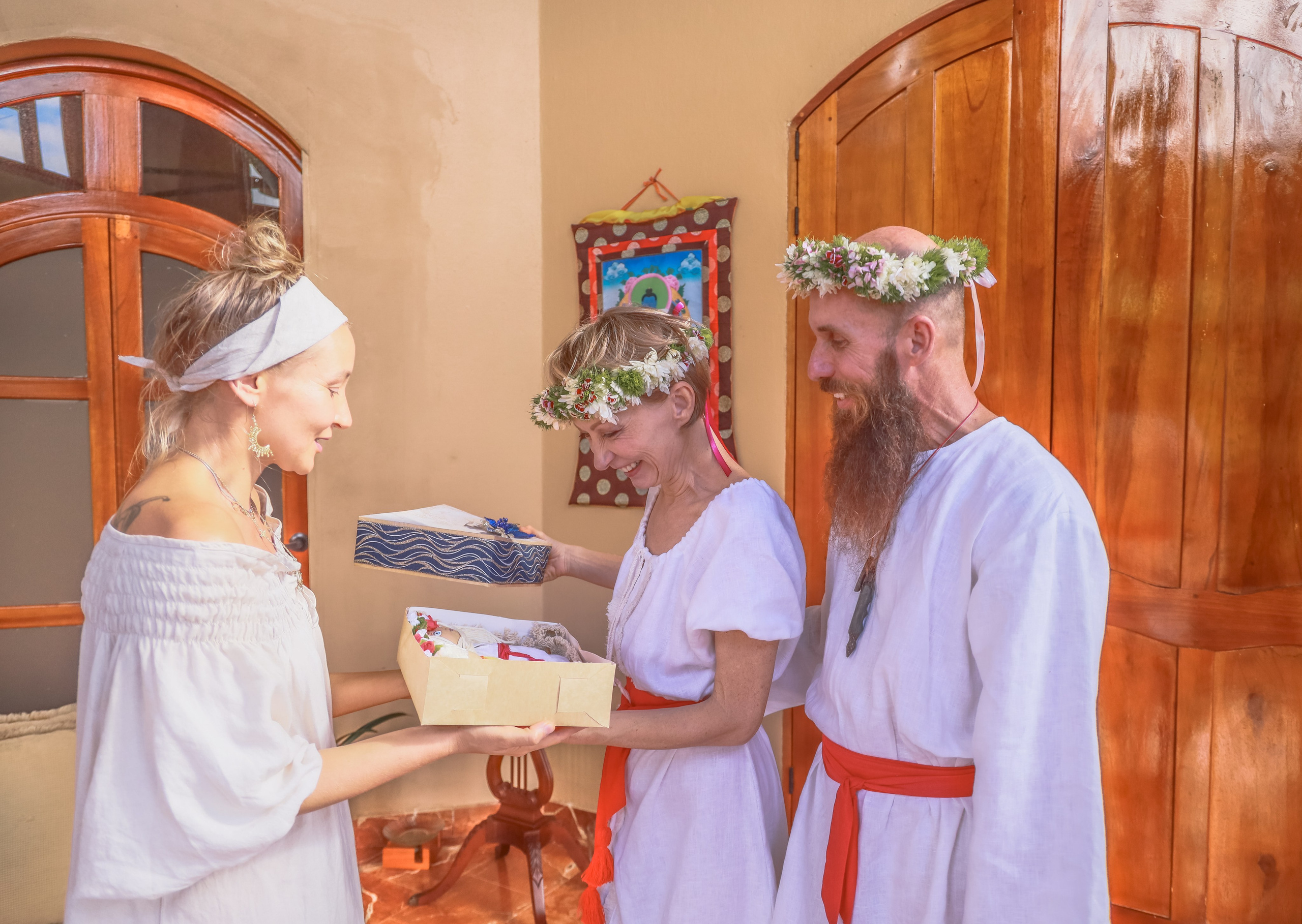 Soul wedding with a nature connection. Family, portrait, content photo in Costa Rica Evgeniya Besprozvannykh