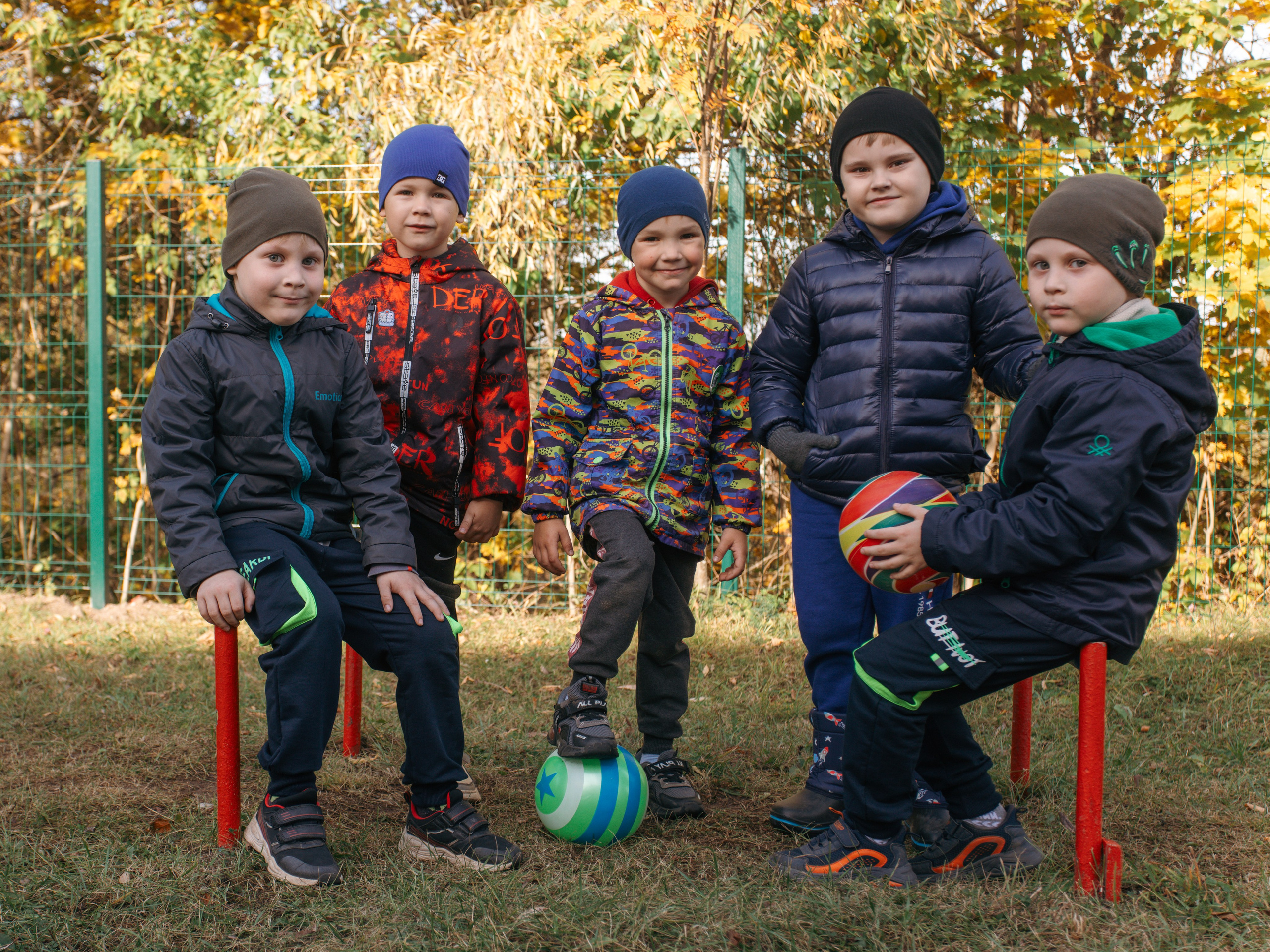 Детский сад № 20. Фотосессия для выпускного альбома. Студия выпускных альбомов Остров