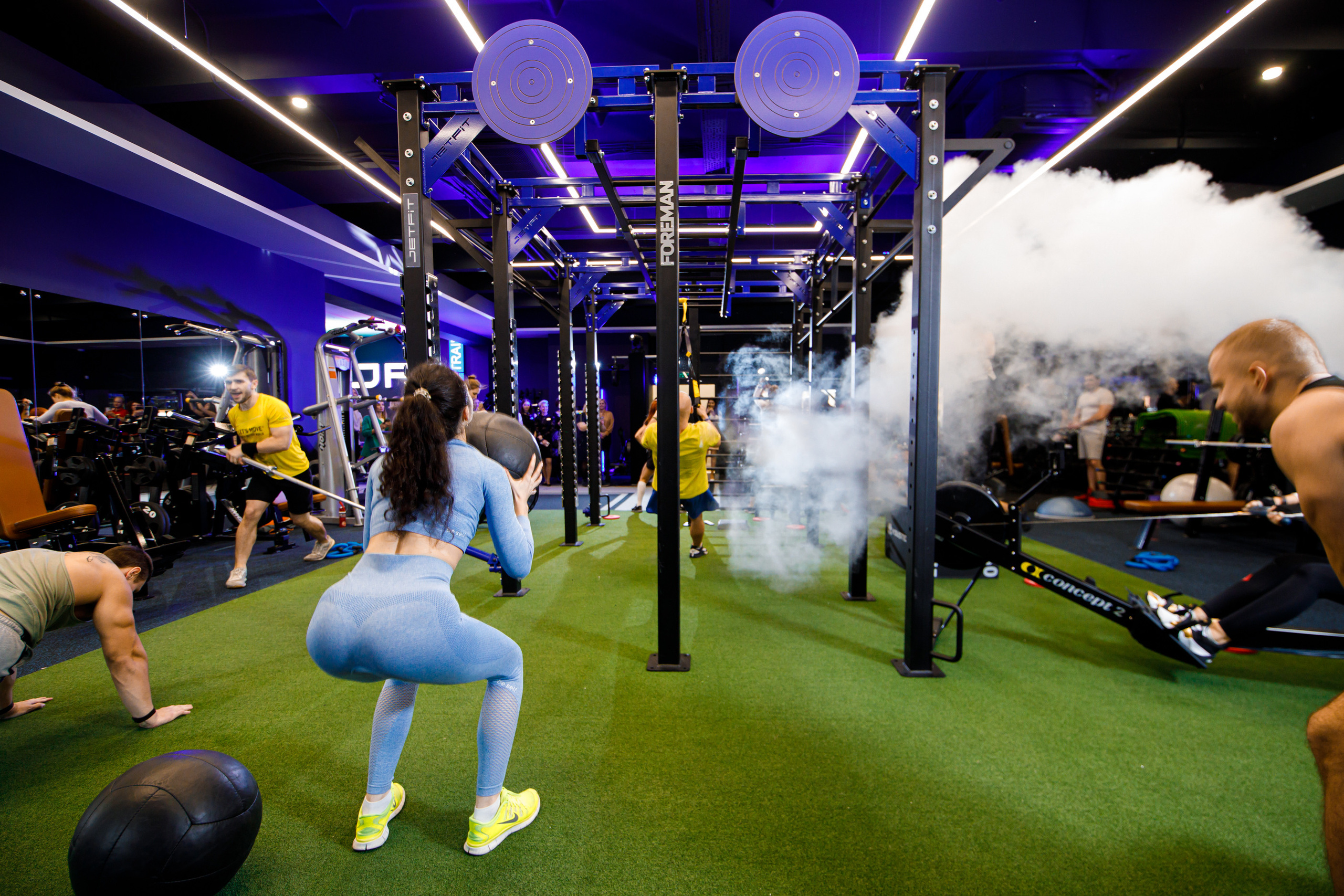 Открытие фитнес-клуба Jetfit. Репортажный фотограф Семён Борисов | Москва