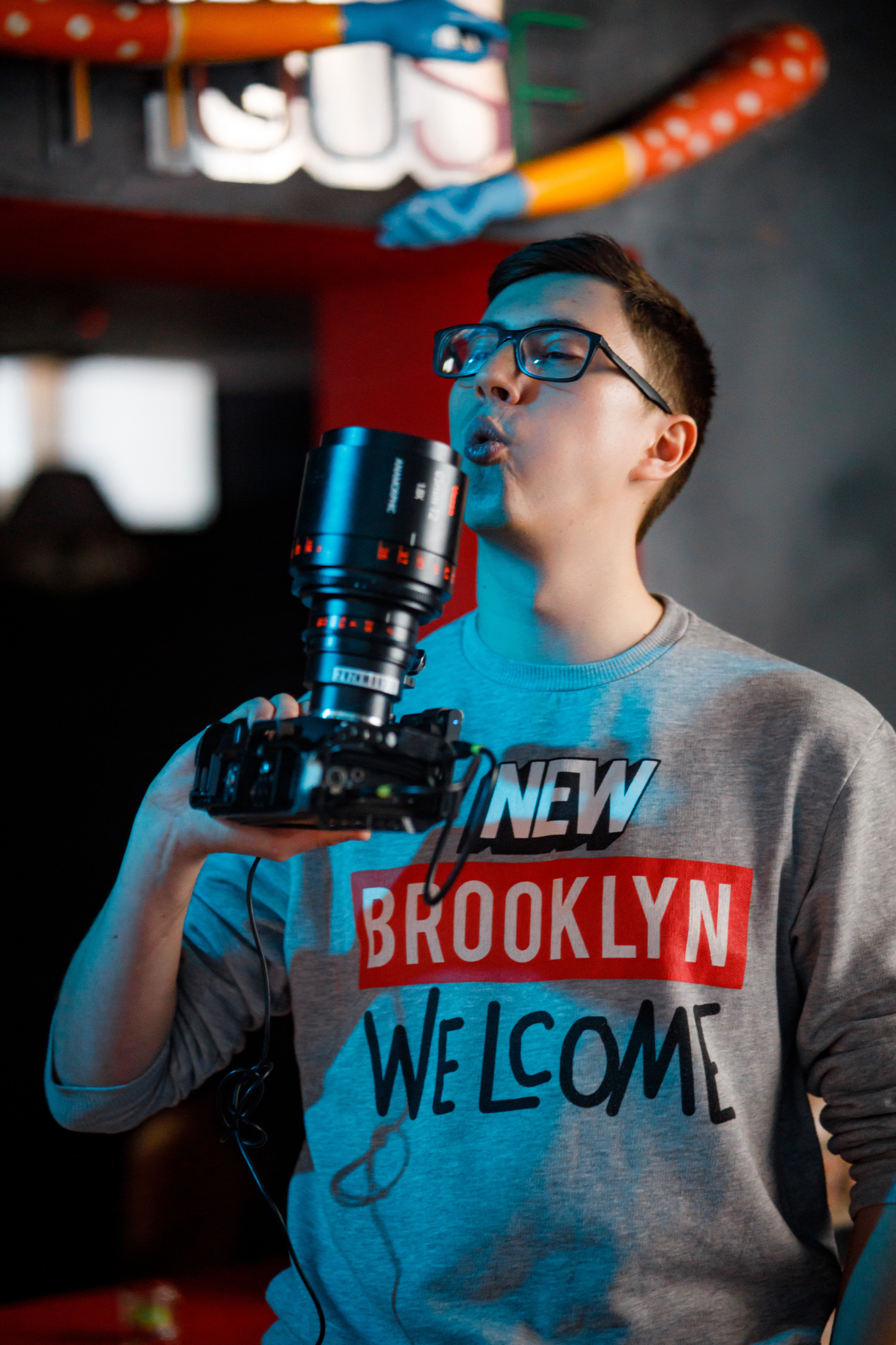 Бэкстэйдж съёмки клипа. Репортажный фотограф Семён Борисов | Москва