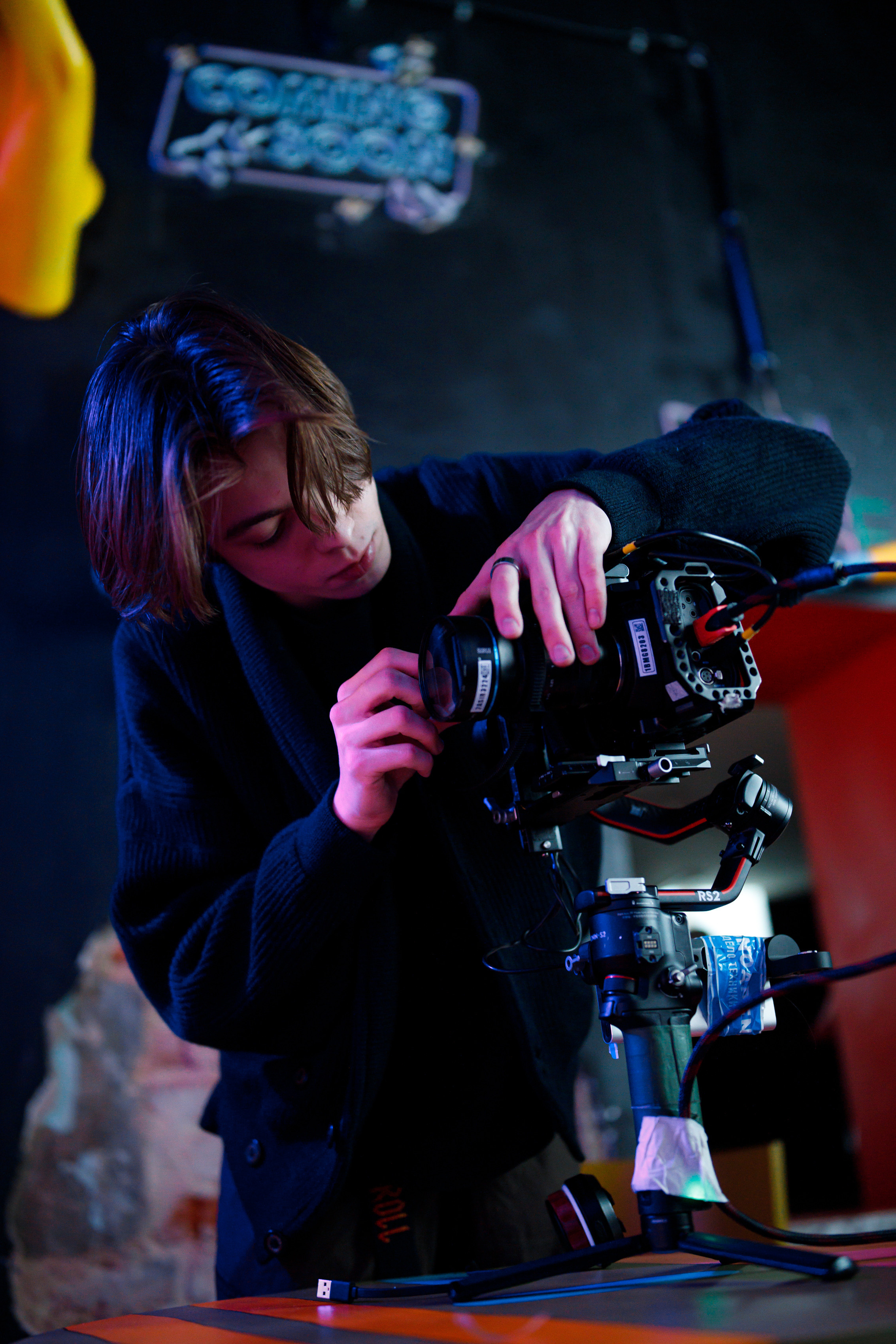 Бэкстэйдж съёмки клипа. Репортажный фотограф Семён Борисов | Москва