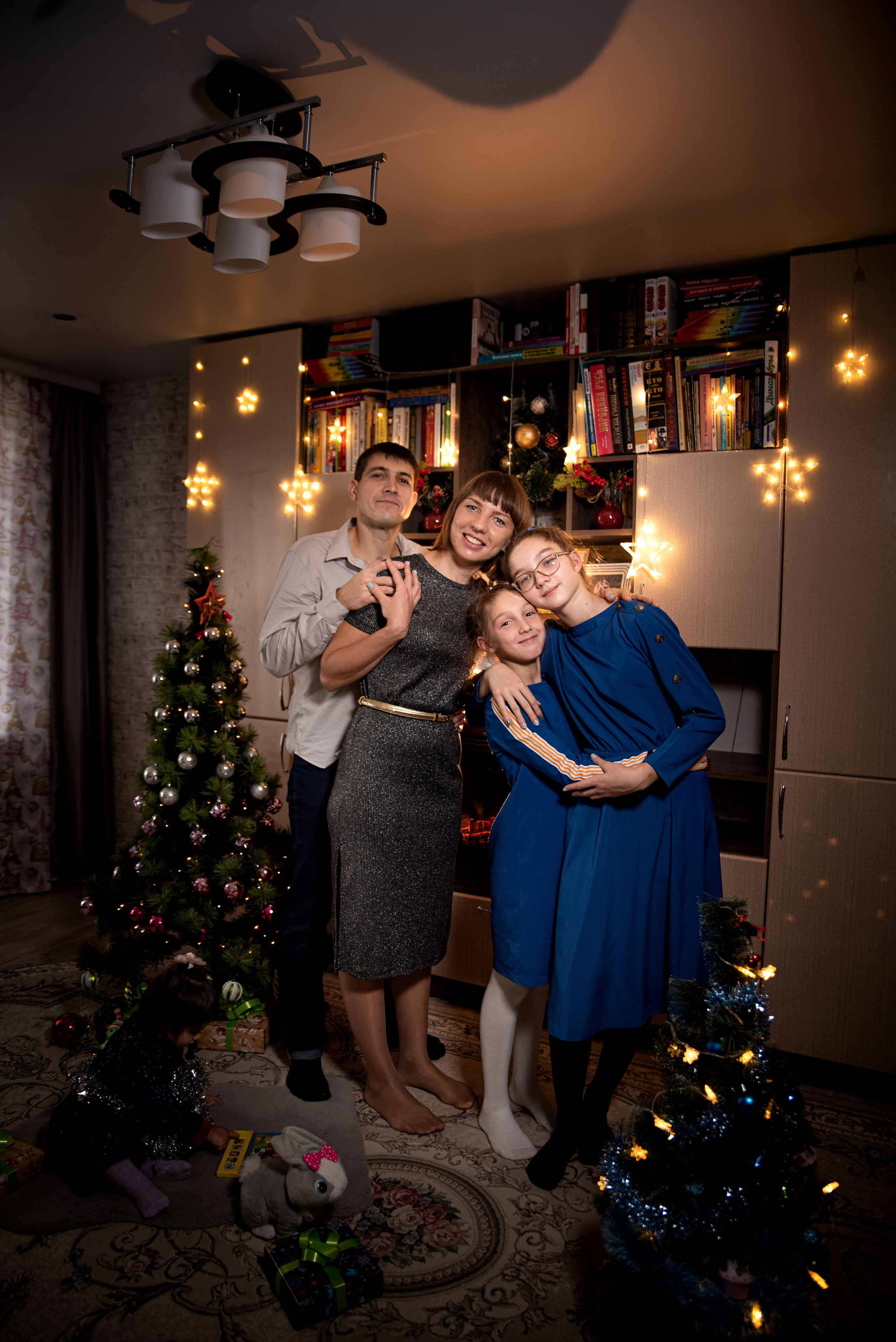 Домашняя новогодняя фотосессия. Семейный и детский фотограф в Туле Светлана Воронкова