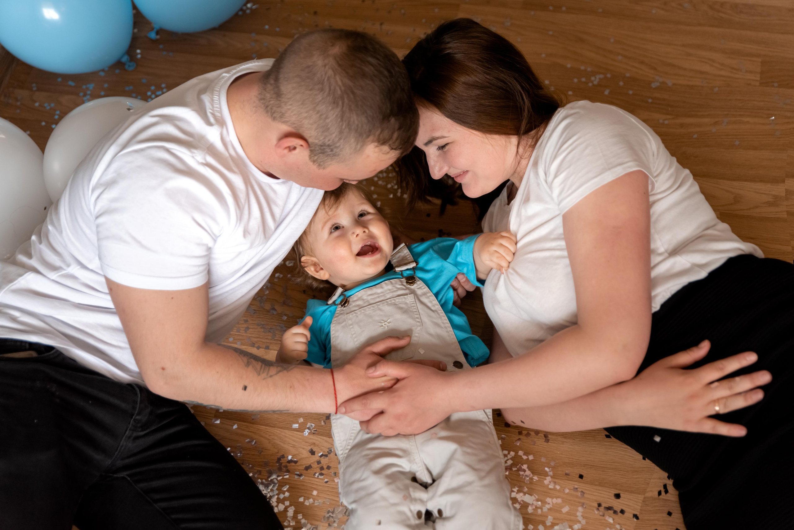 Годовасие (домашняя фотосессия Димочки). Семейный и детский фотограф в Туле Светлана Воронкова