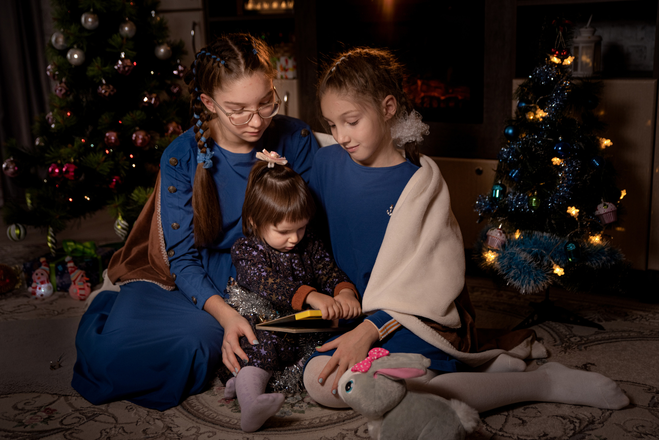 Домашняя новогодняя фотосессия. Семейный и детский фотограф в Туле Светлана Воронкова